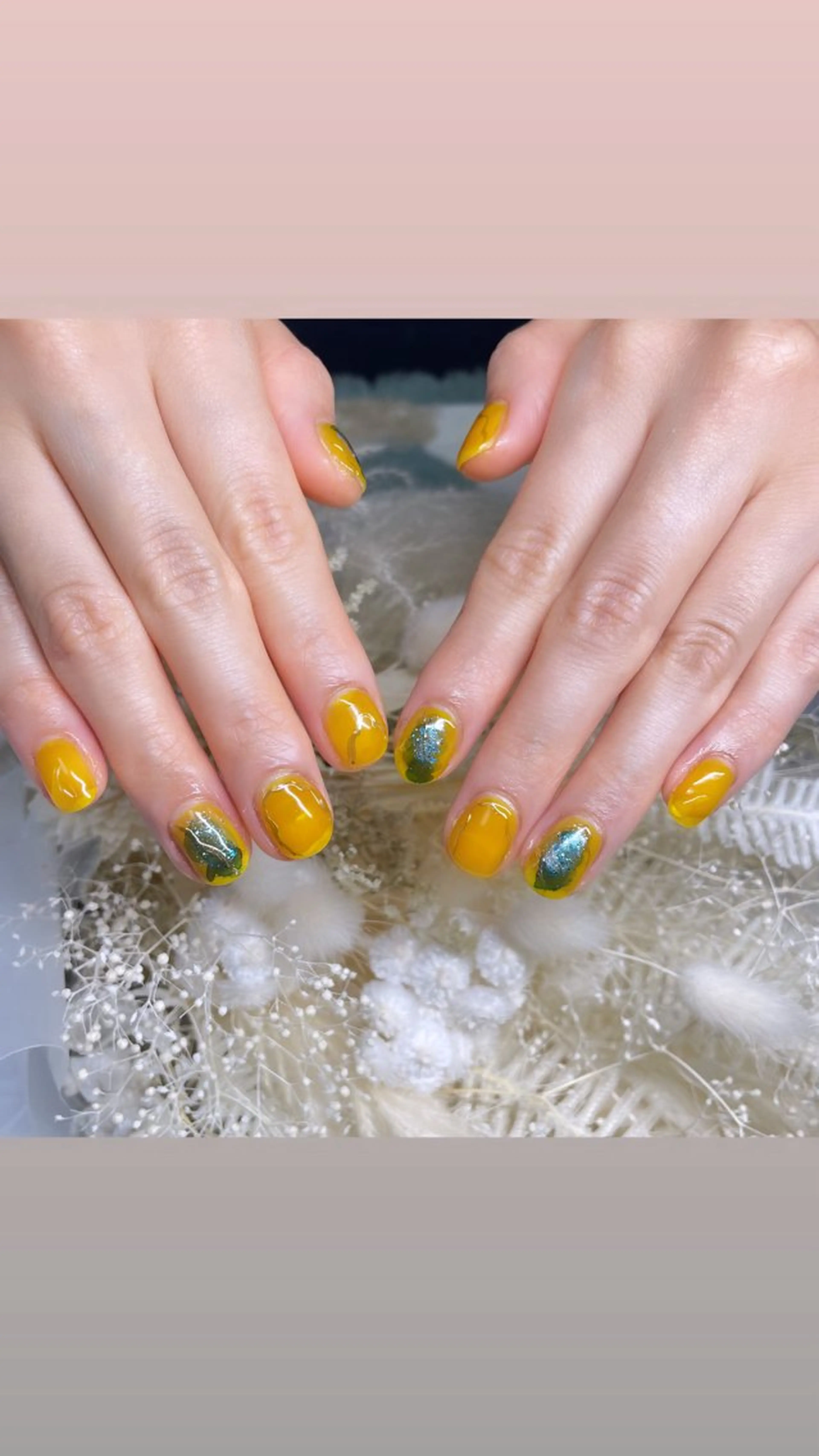 ネイル ハイビスカス ネイルサロンのネイルデザイン