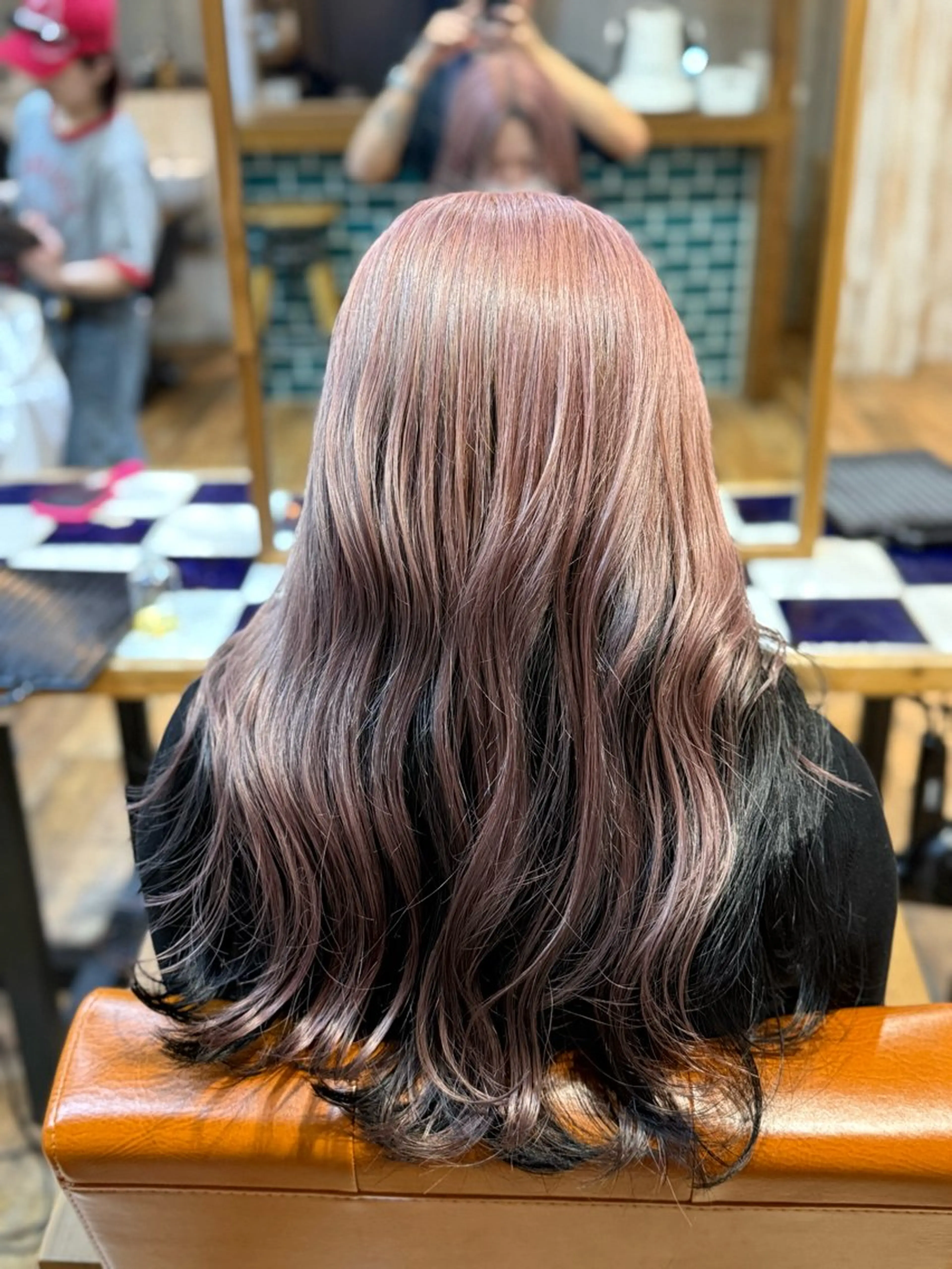 ロング ヘアカラー トリートメント 🎨デザイン🥇 美髪・艶髪　日暮千敬のヘアスタイル