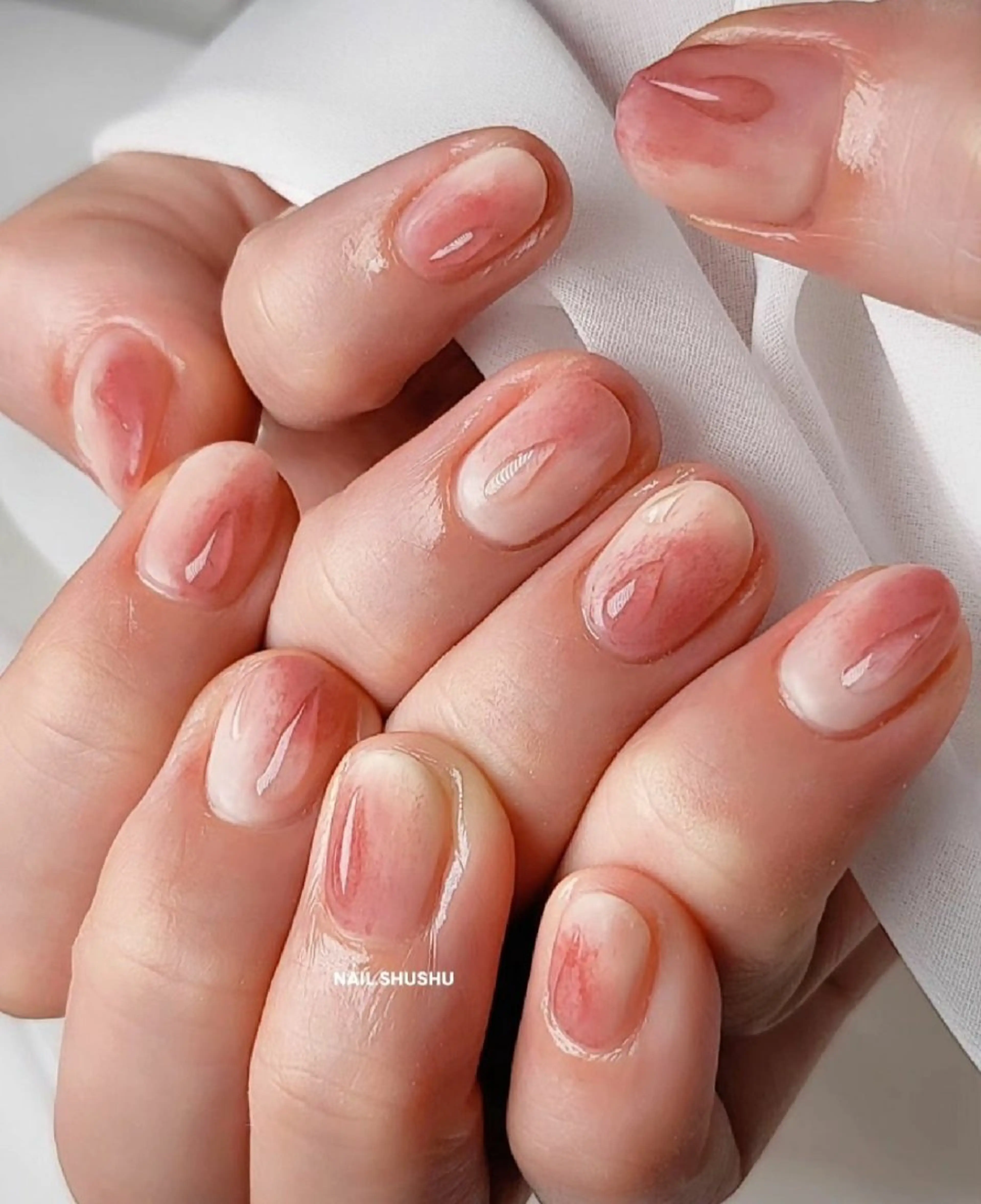 ネイル 持ち込み ニュアンスネイル ワンカラーネイル シンプルネイル 夏ネイル 3dパーツ/流行り 👧shushu❤️のネイルデザイン