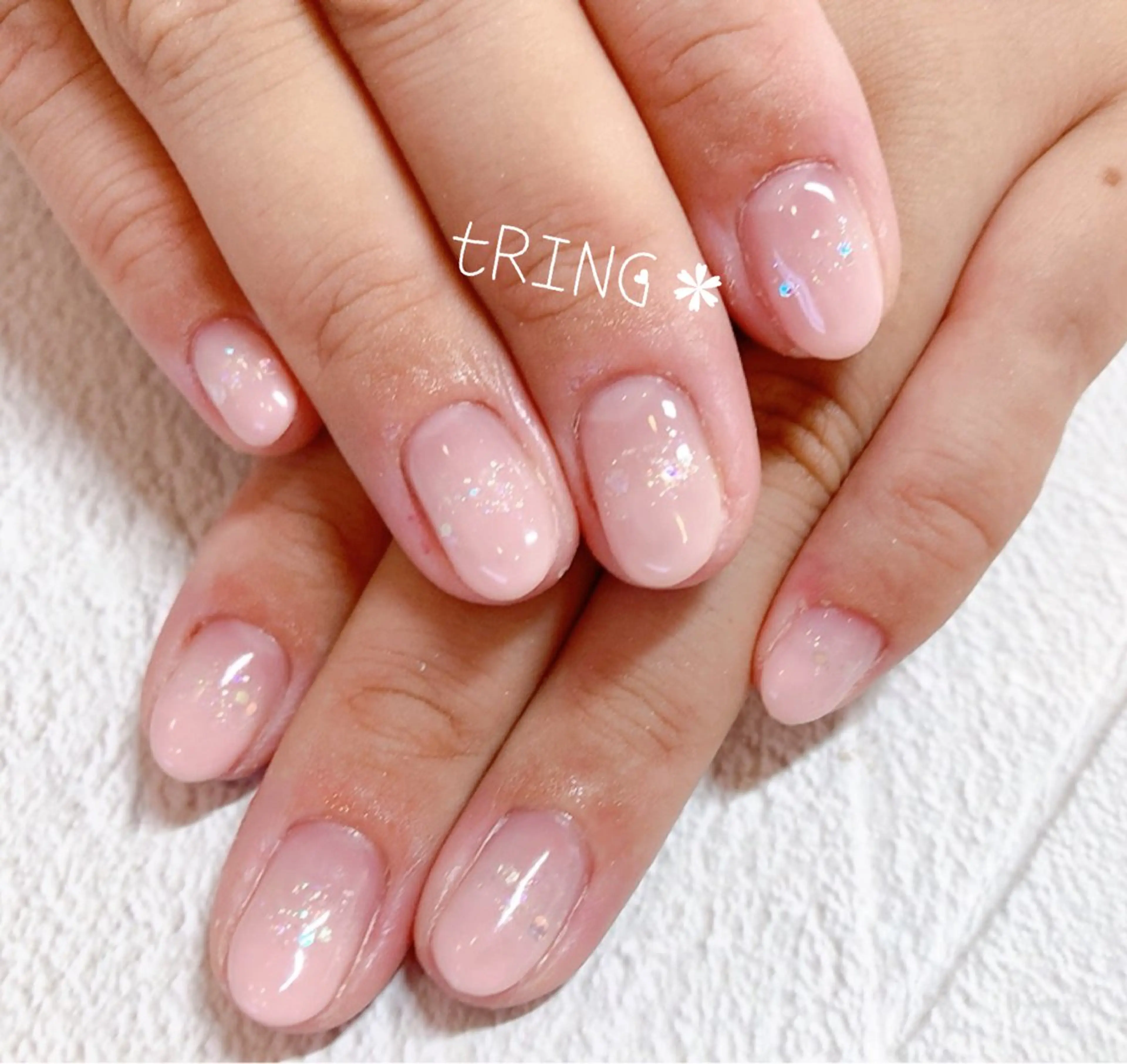 ネイル ハンドネイル tRING＊ しいの木台のネイルデザイン