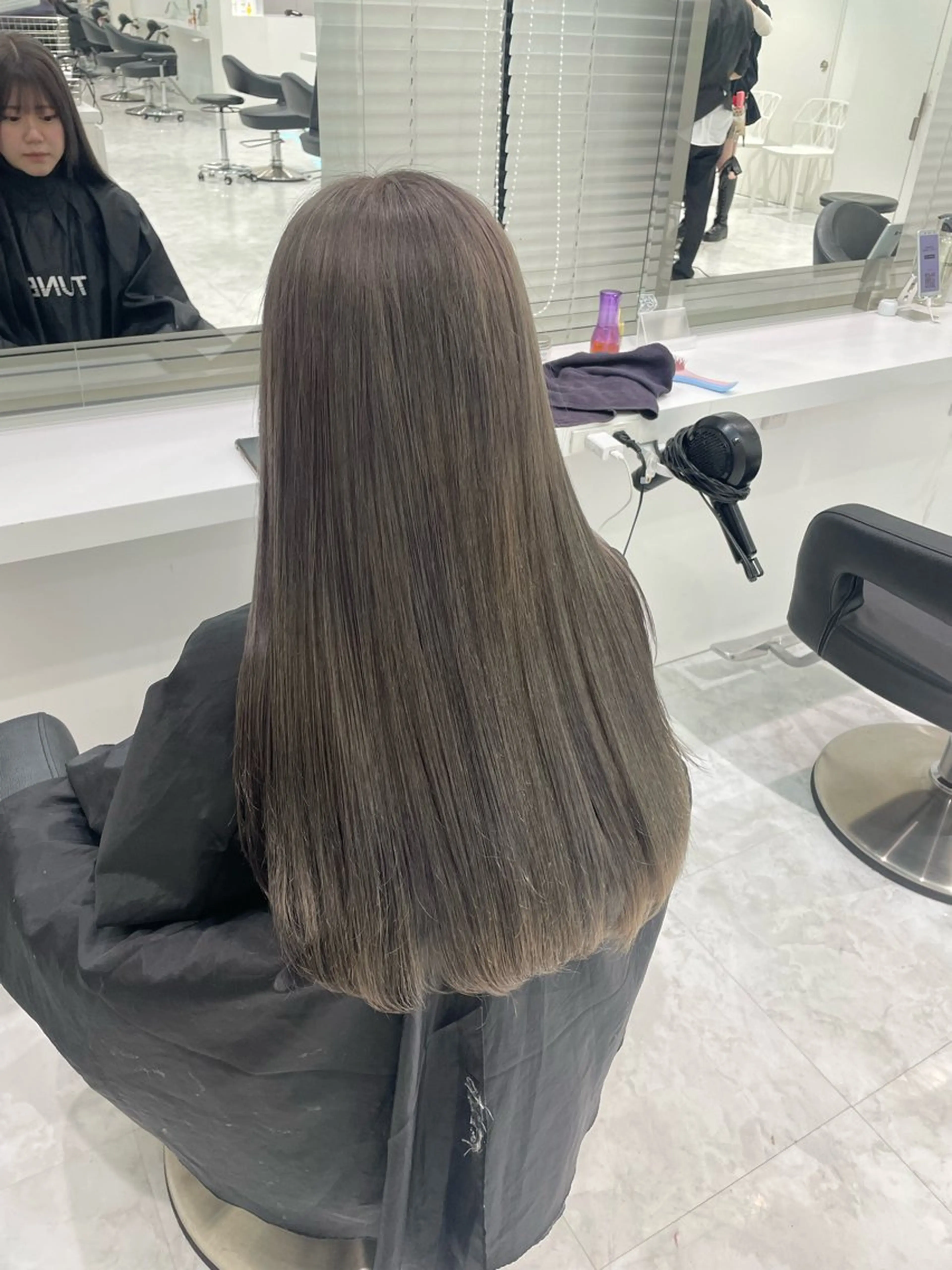 ロング カラー ヘアカラー トリートメント ヘッドスパ ヘアセット 🌿透明感赤み消し Keishin🌿のヘアスタイル