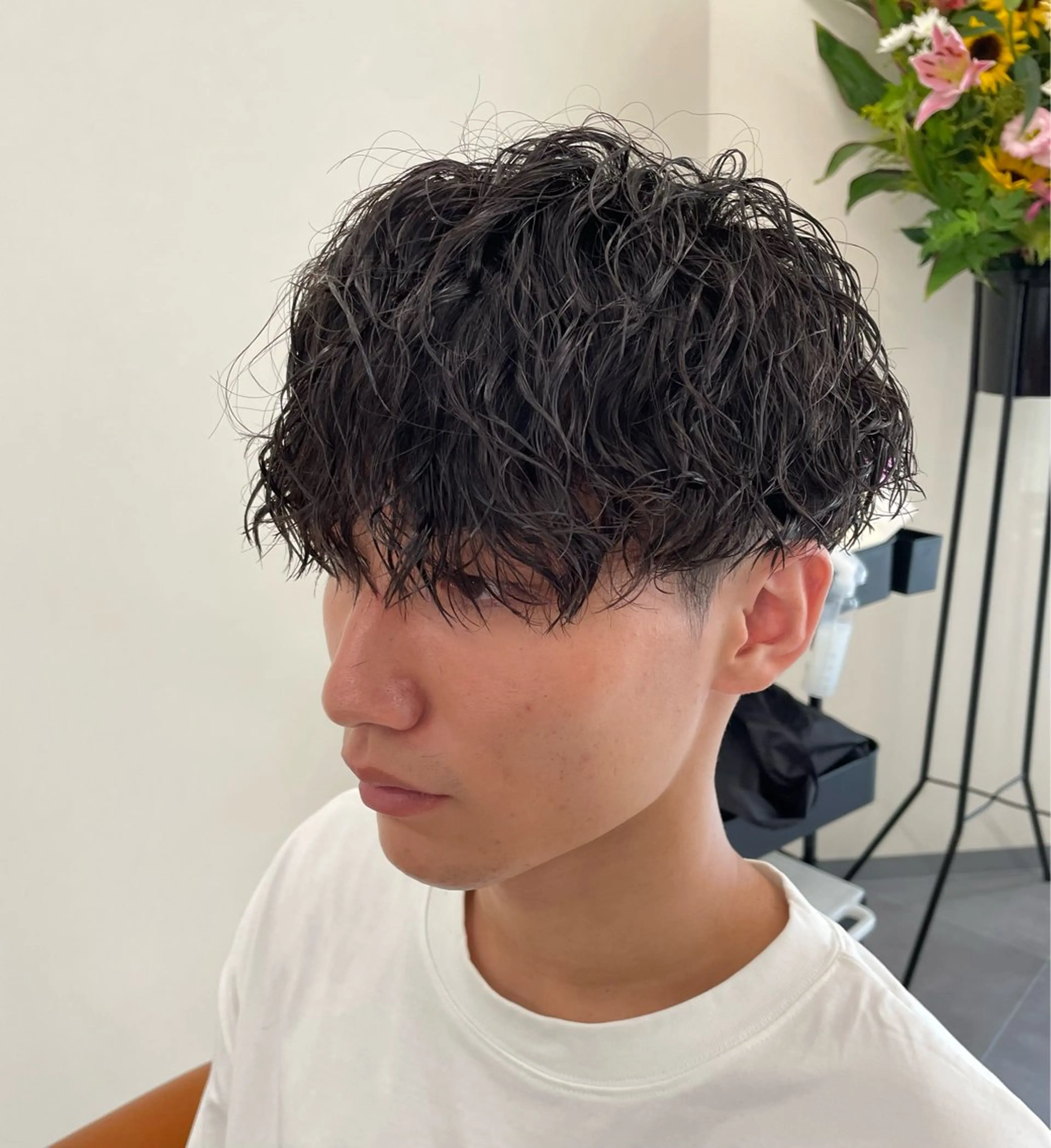 🔗メンズカット+ツイストスパイラルパーマ+3STEPトリートメント🔗の写真