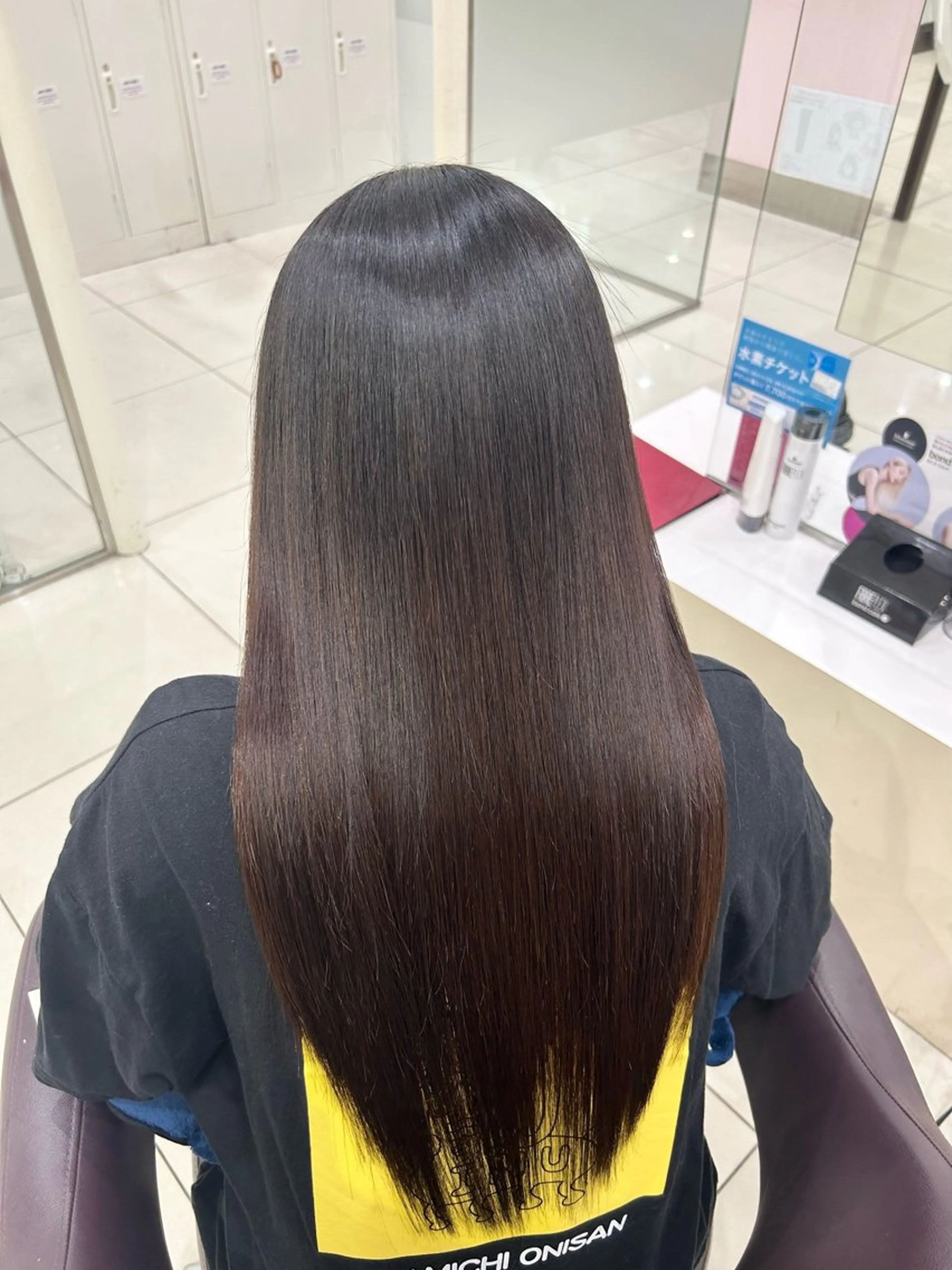 ロング 髪質改善 縮毛矯正 トリートメント ヒナ .のヘアスタイル