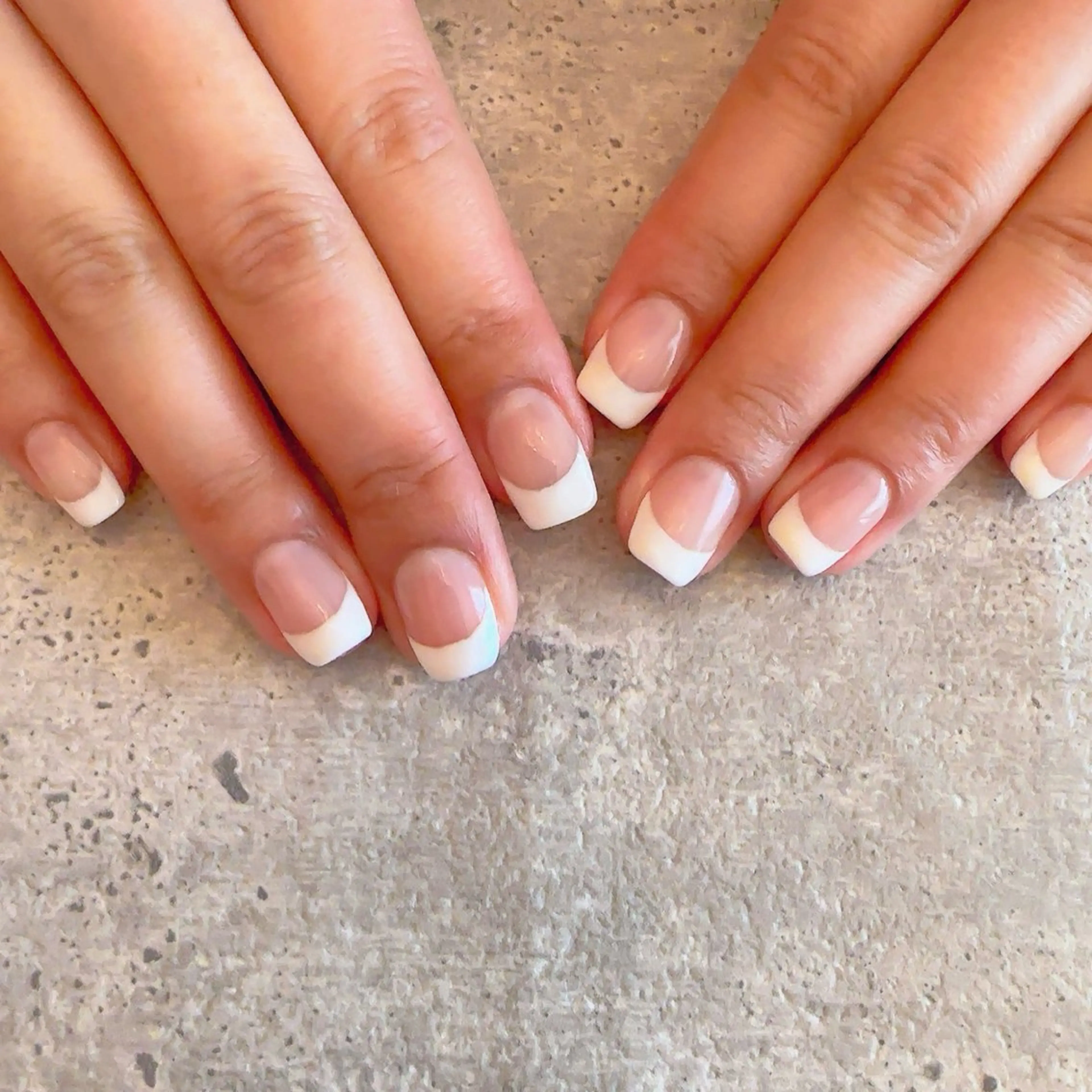 ネイル フレンチネイル ショートネイル Bijou💎✨ Reiのネイルデザイン