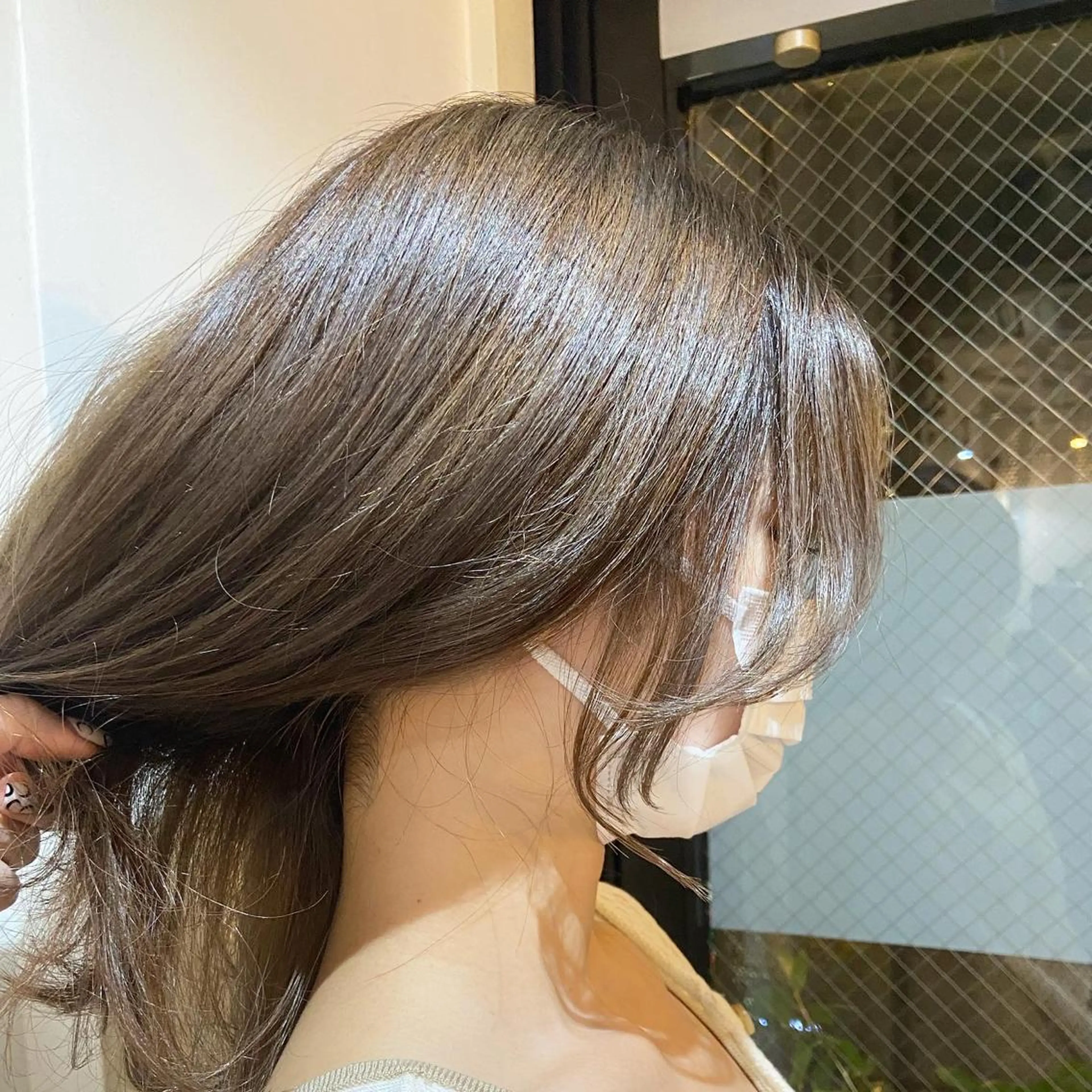 ミディアム カラー ブリーチ 透明感カラー/ 加瀬たまものヘアスタイル