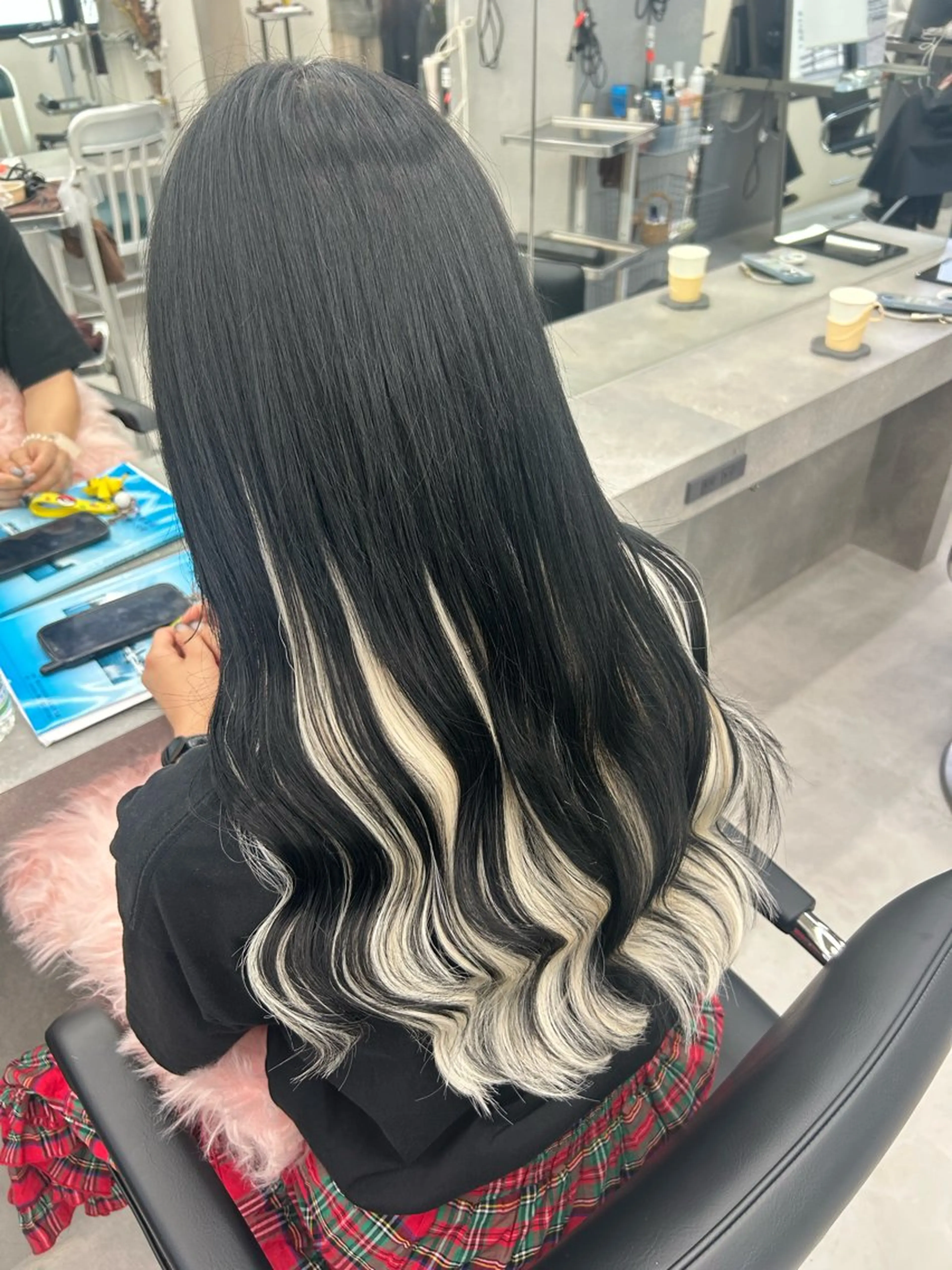 エクステ ハイトーン👱‍♀️ エクステ/彩花のヘアスタイル