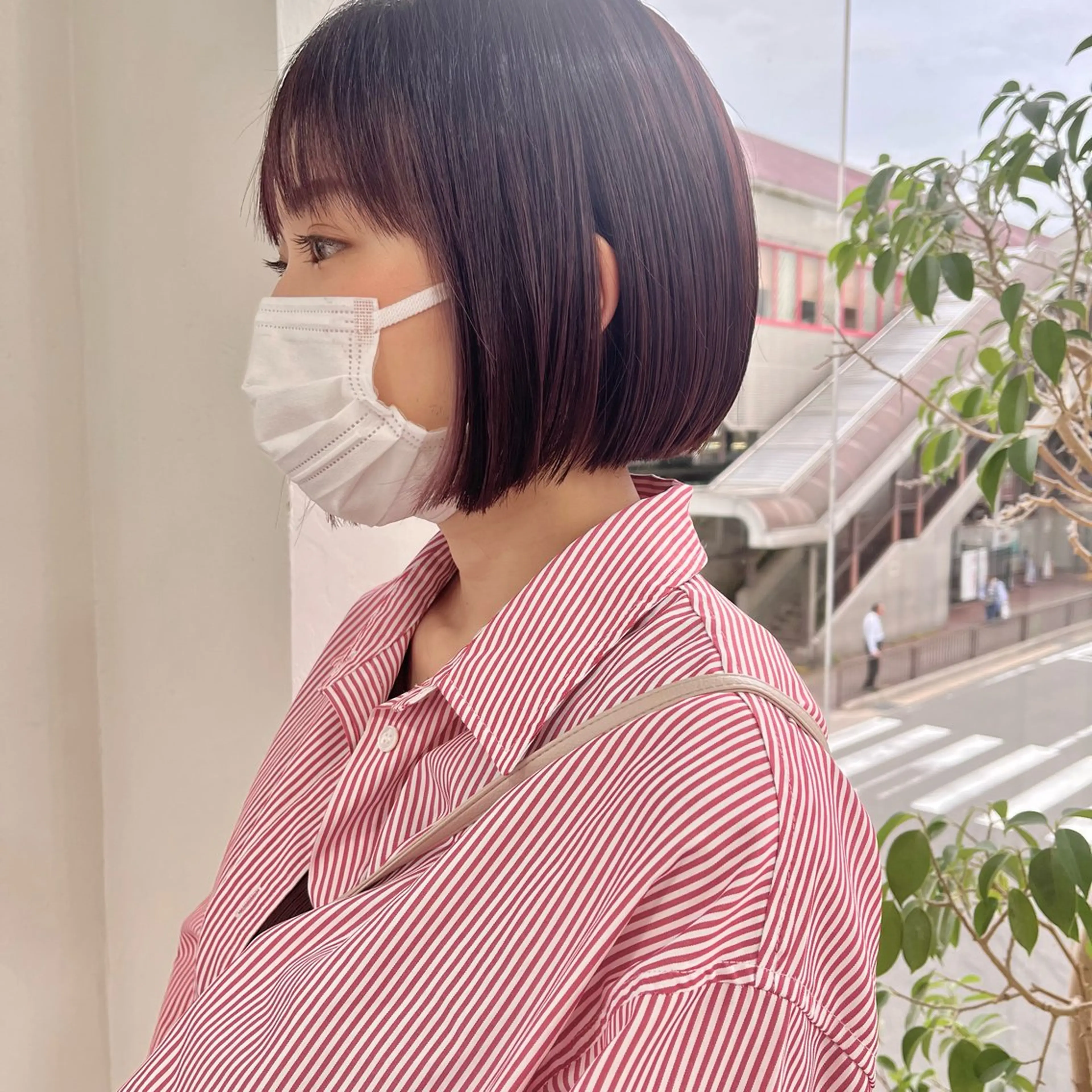 ショート ハッシュカット/四条 烏丸/寺本弘樹のヘアスタイル