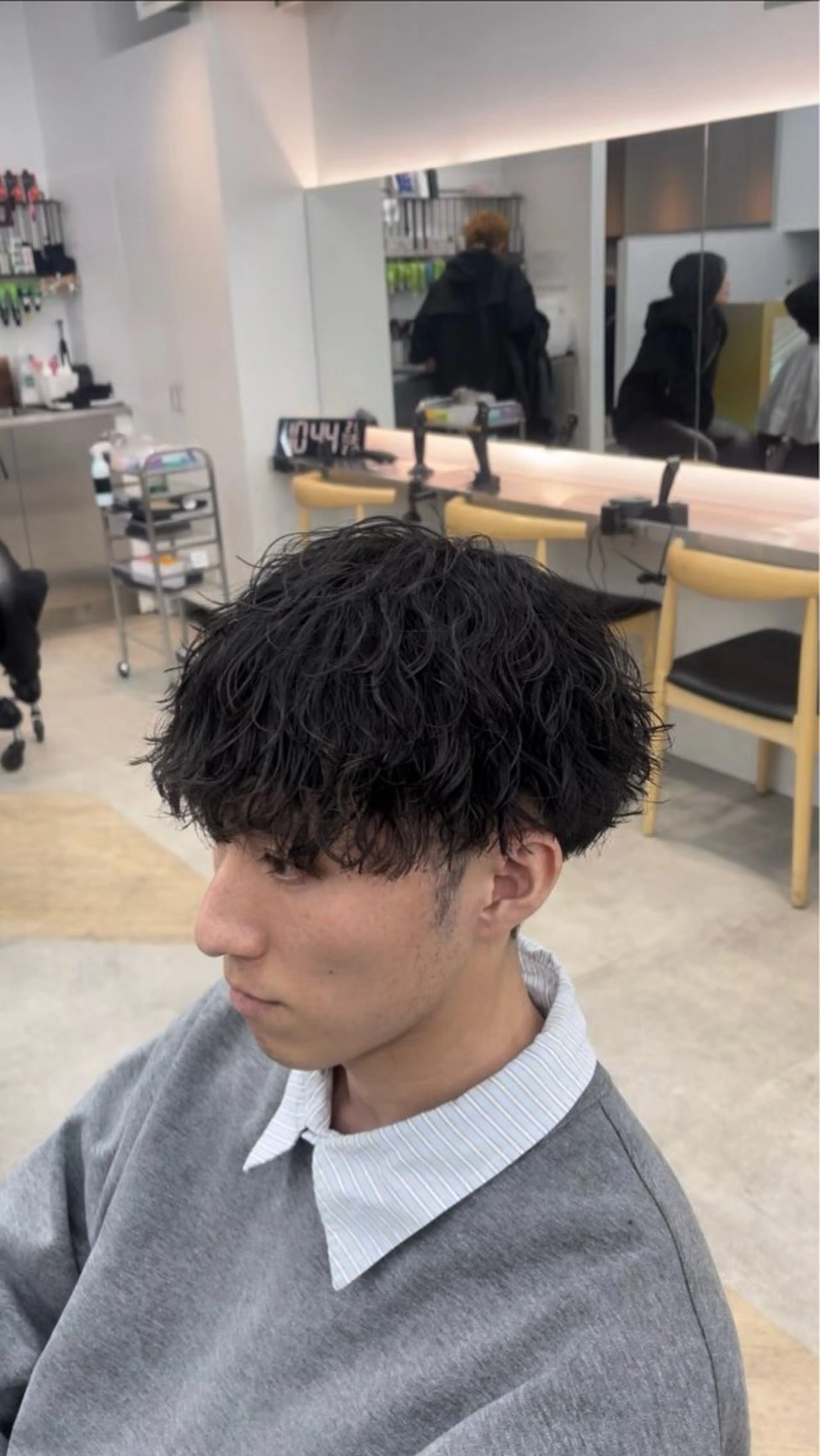 パーマ メンズ カット パーマ トリートメント 👑メンズパーマ屋 👑/栄/馬場斗生のヘアスタイル
