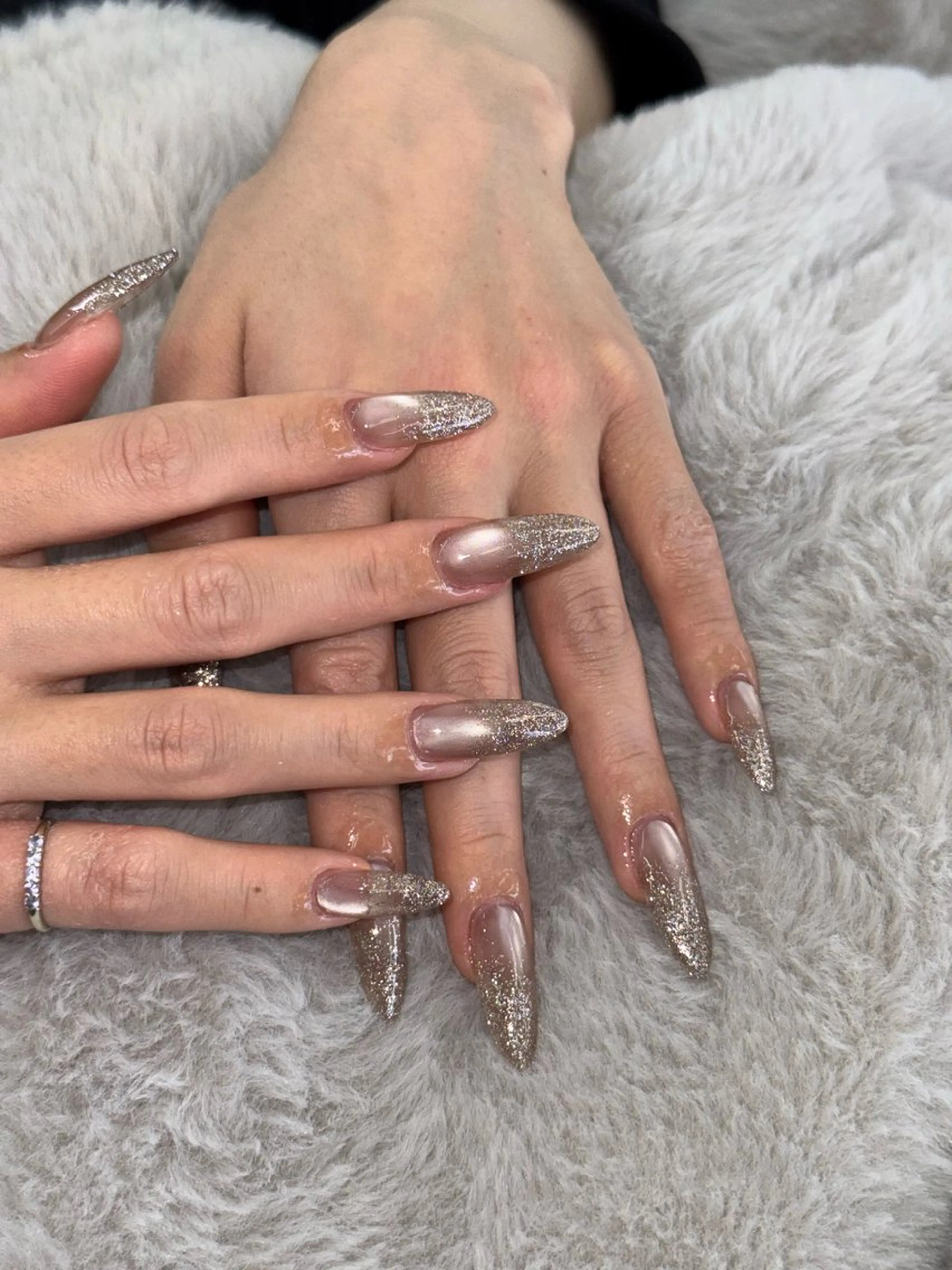 ネイル ハンドネイル The coco所属・Saya 海外風 マグ 華やかのネイルデザイン