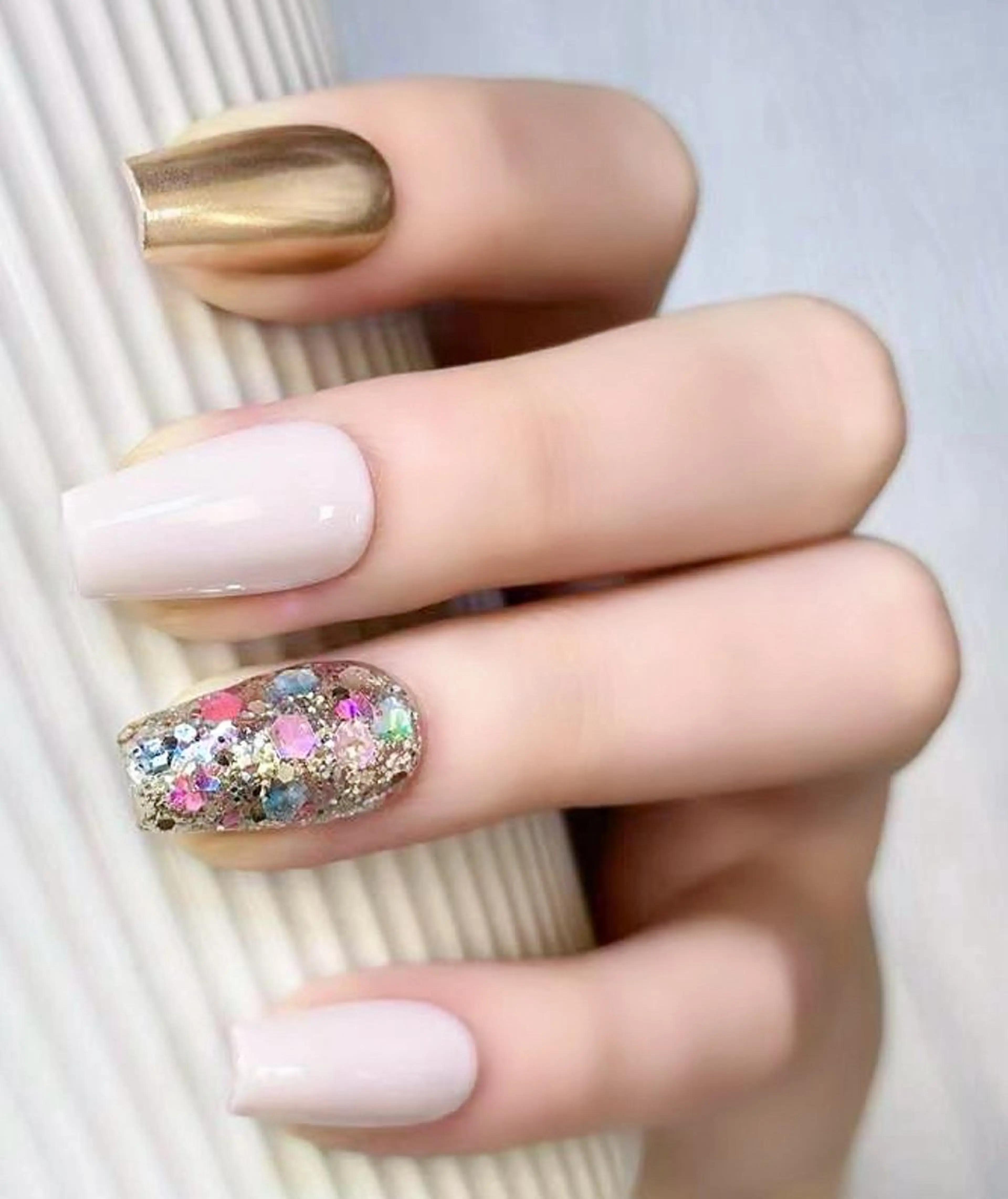 ネイル ハンドネイル MoonNail ユリ🌸のネイルデザイン