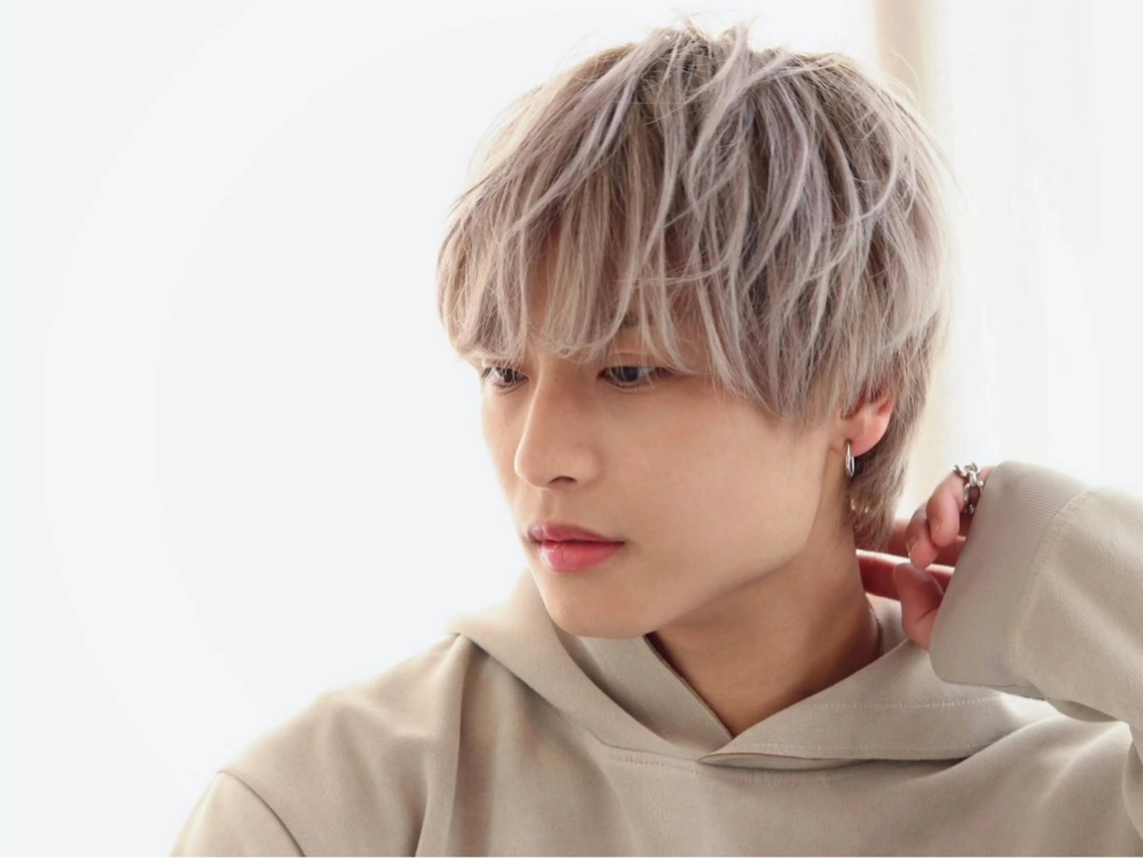 カラー メンズ 縮毛矯正 山本 優音のヘアスタイル