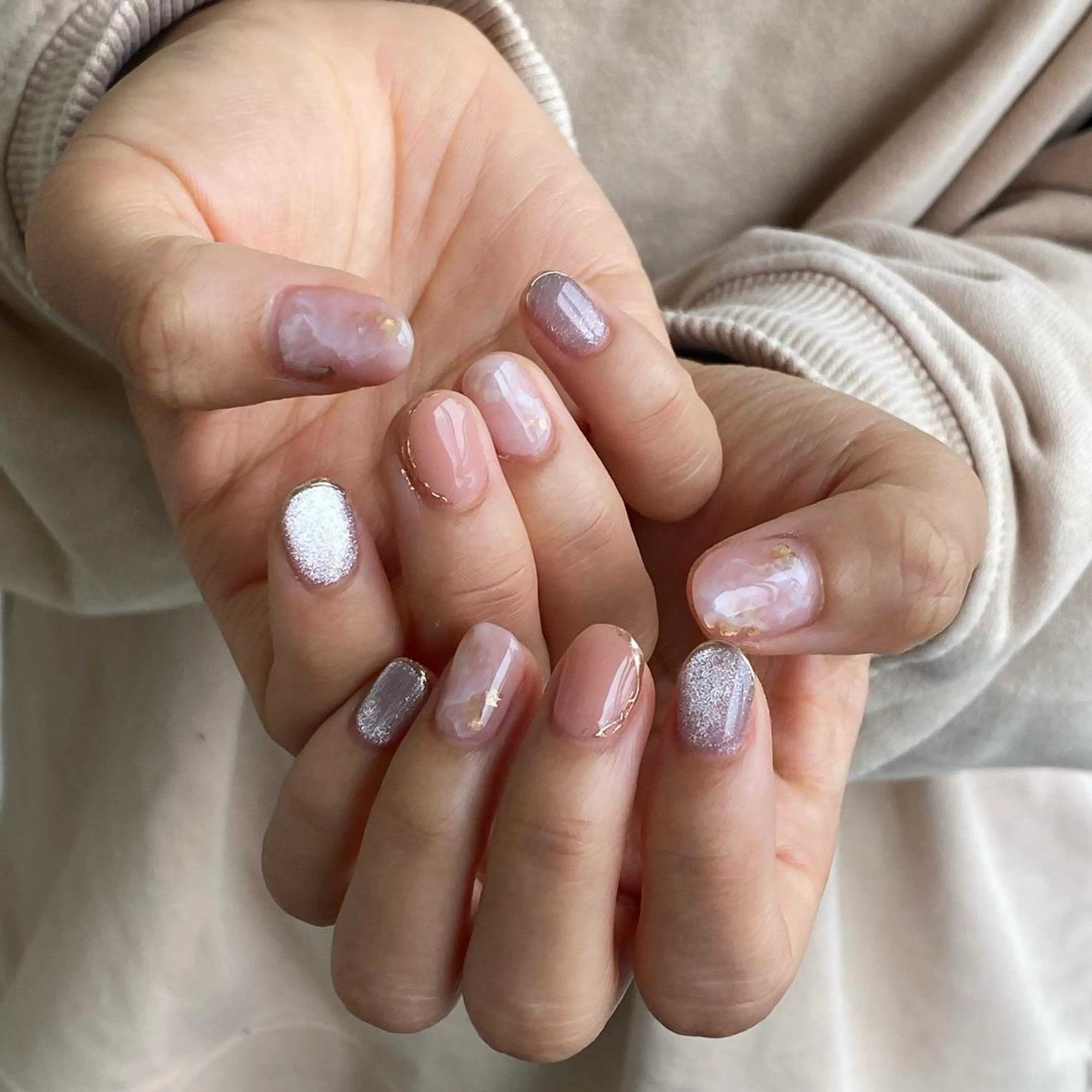 ネイル オフィスネイル ブライダルネイル nail salon ayanaのネイルデザイン