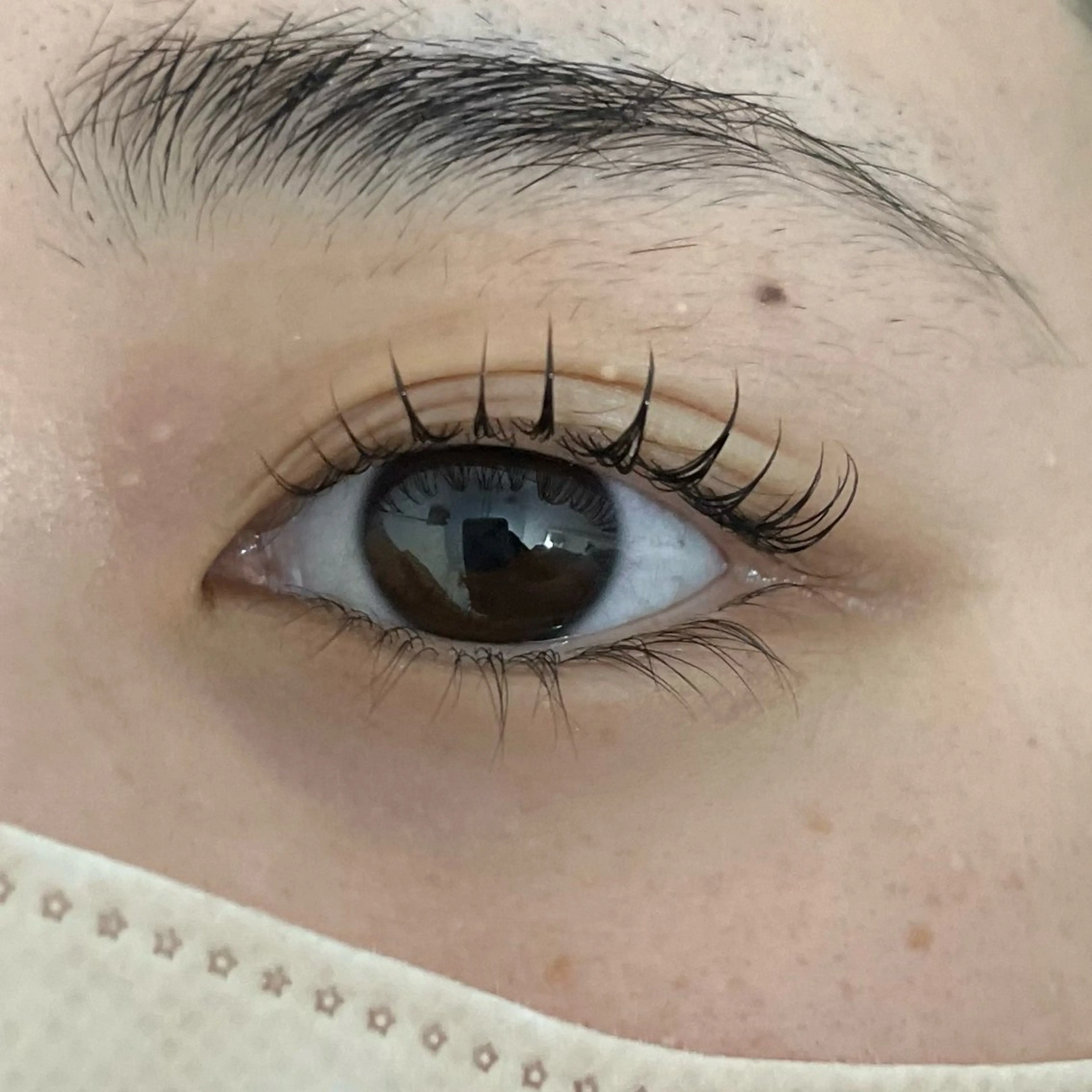 マツエク・マツパ まつげパーマ マツパ ブリーチなしカラー ダブルカラーエクステのヘアスタイル