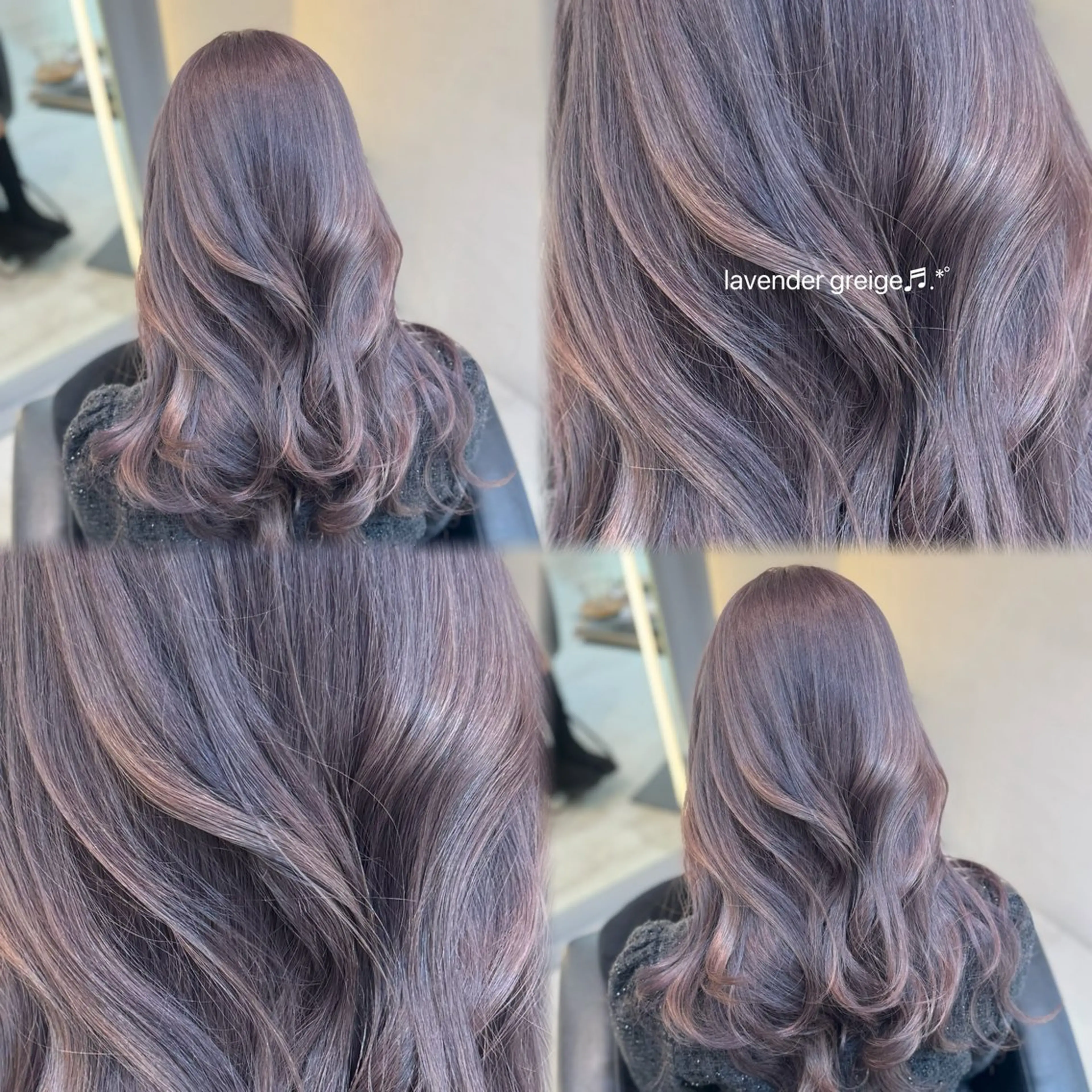 ロング カラー ヘアカラー ハイトーン/艶カラー /ケアブリーチ/香音のヘアスタイル