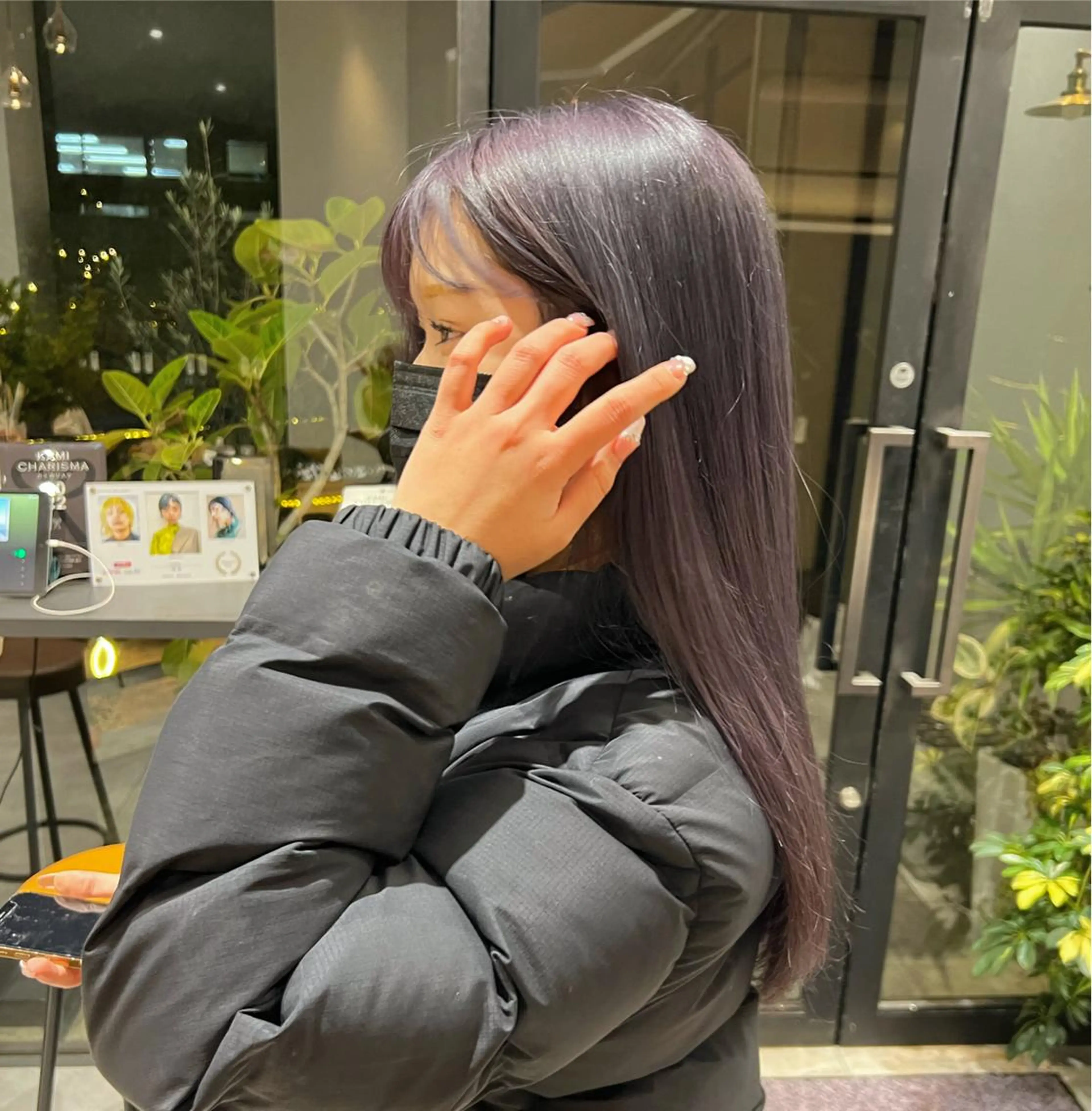 ロング i.osaka所属・たつ/レイヤーカット 顔周り/髪質改善のヘアスタイル