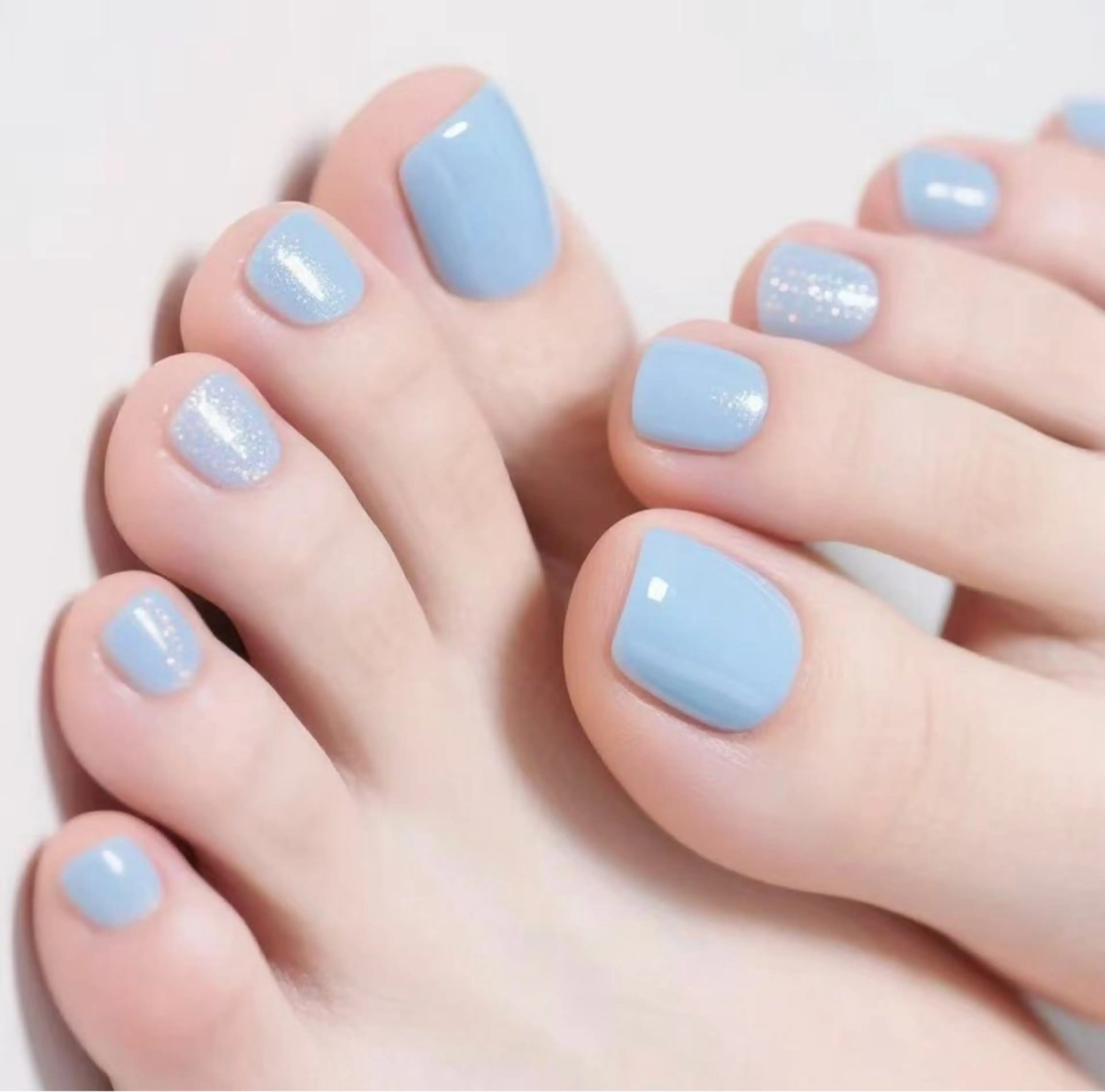 🎀 フットネイル ワンカラー 🎀 （オフあり） クチコミ不可の写真