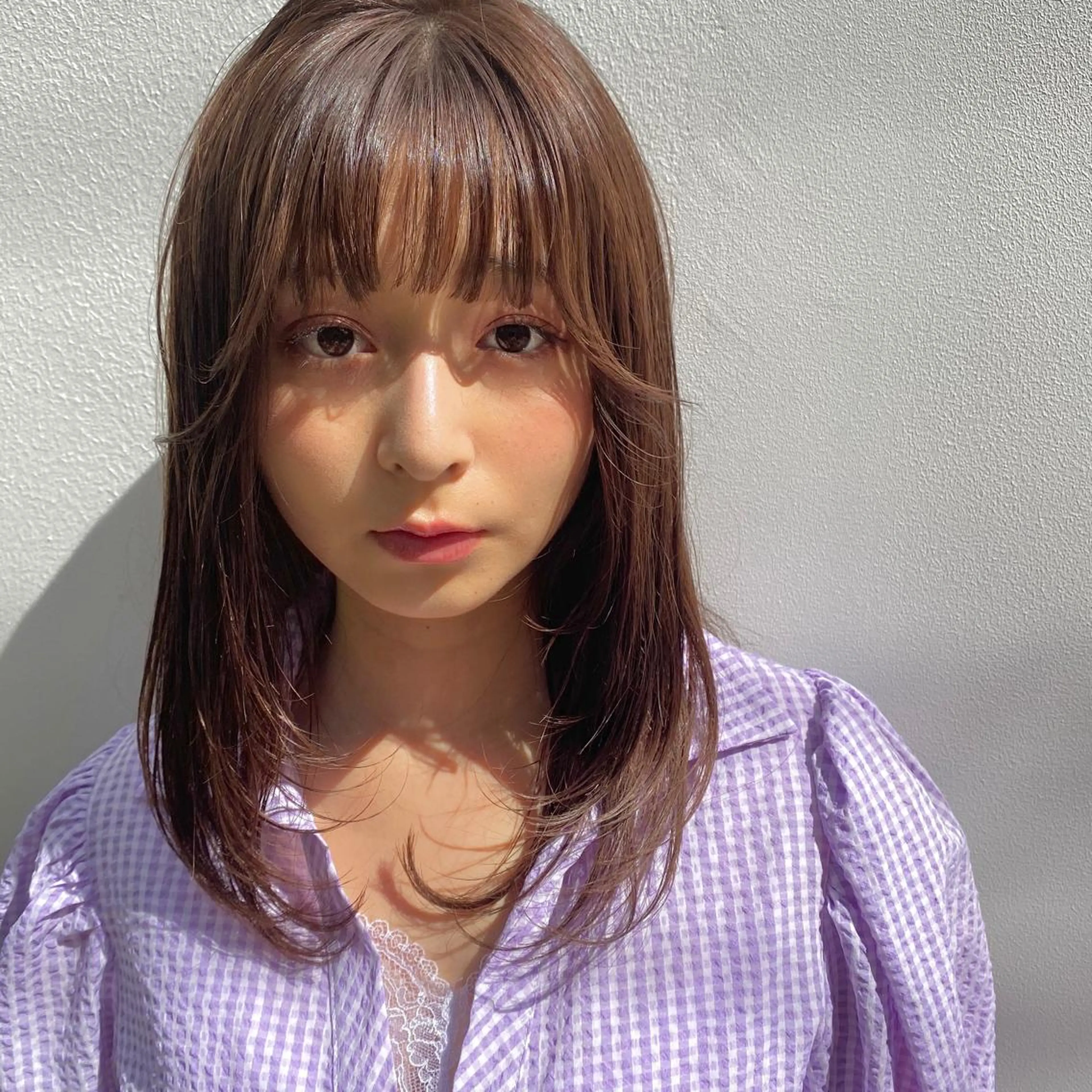 ミディアム 🪭risa 暖色/レイヤー🪭のヘアスタイル