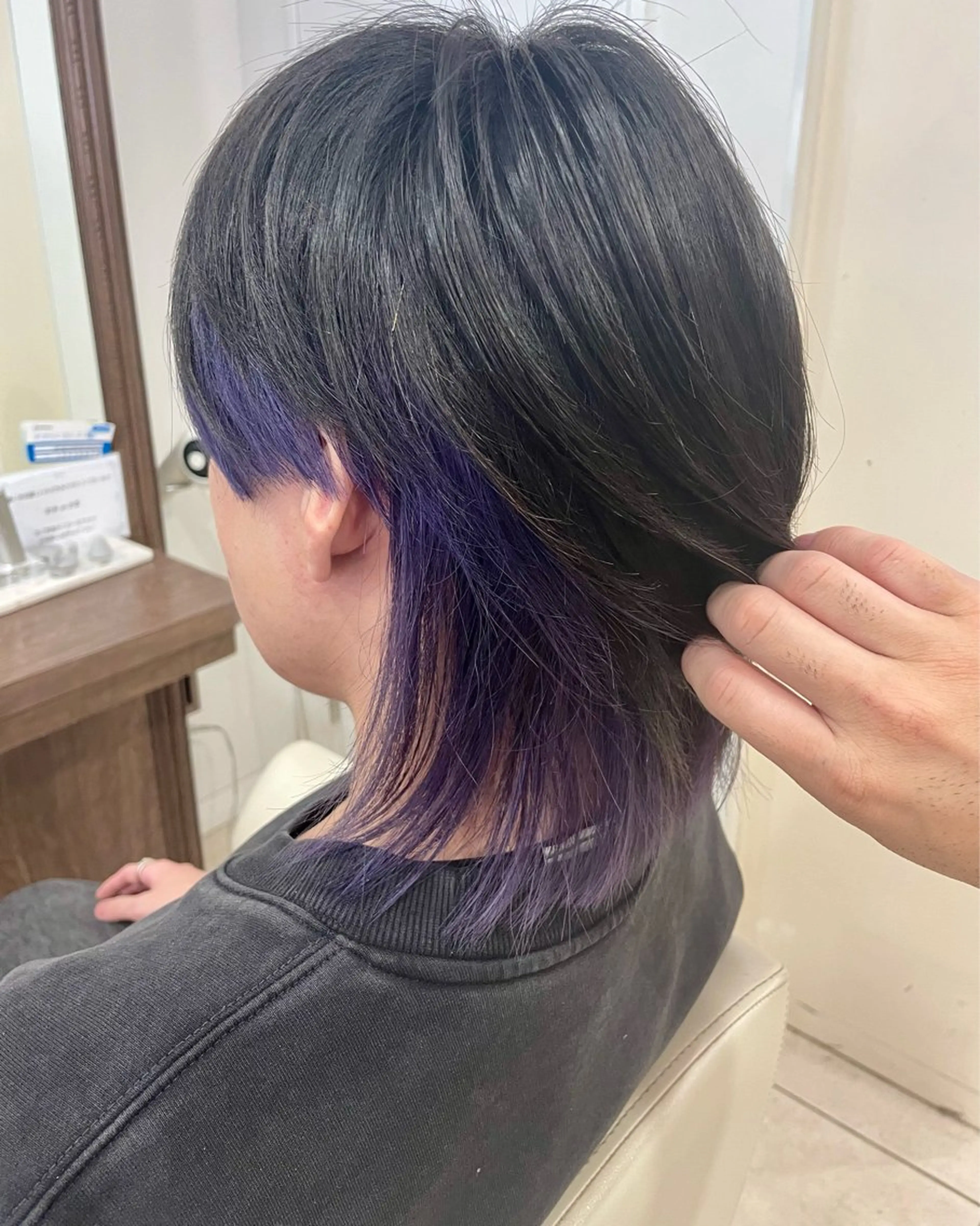 カラー メンズ マッシュウルフ マッシュ メンズウルフカット ウルフカット カット ヘアカラー 大澤　裕貴 【メンズカット】のヘアスタイル