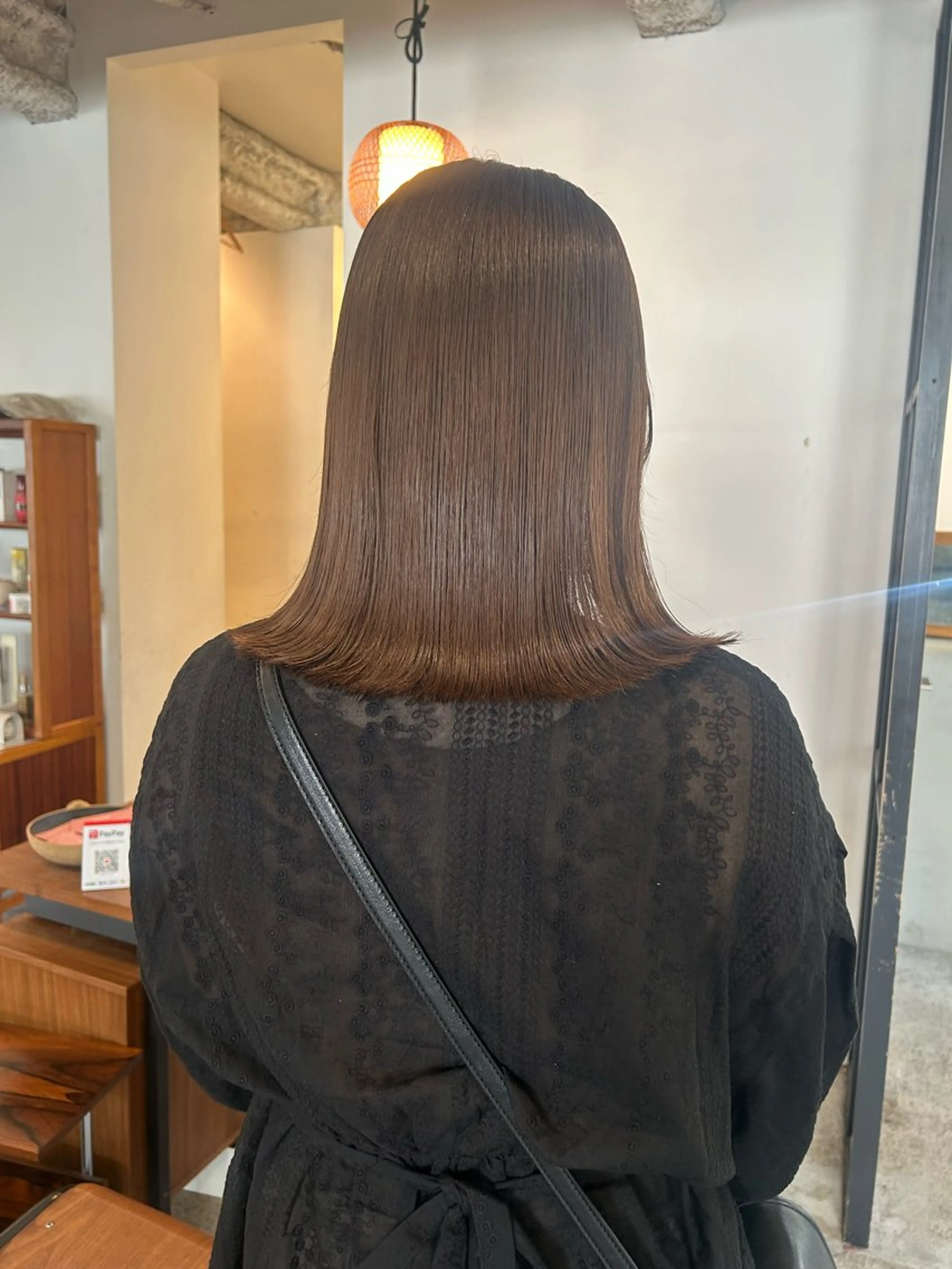 セミロング カラー ヘアアレンジ カット ヘアカラー 🎀suzuna 透明感colorのヘアスタイル