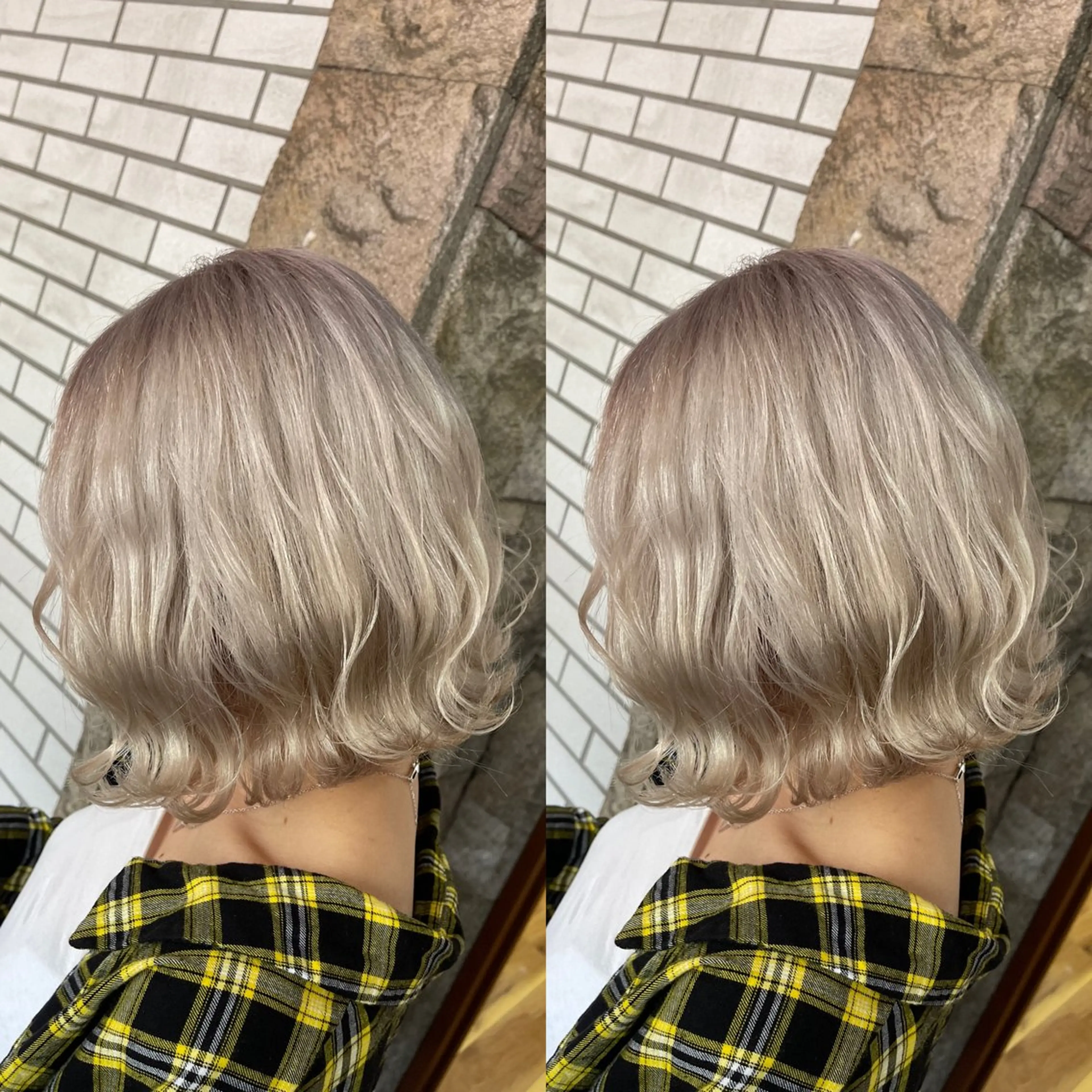 🫶ケアブリーチ＋カラーの写真