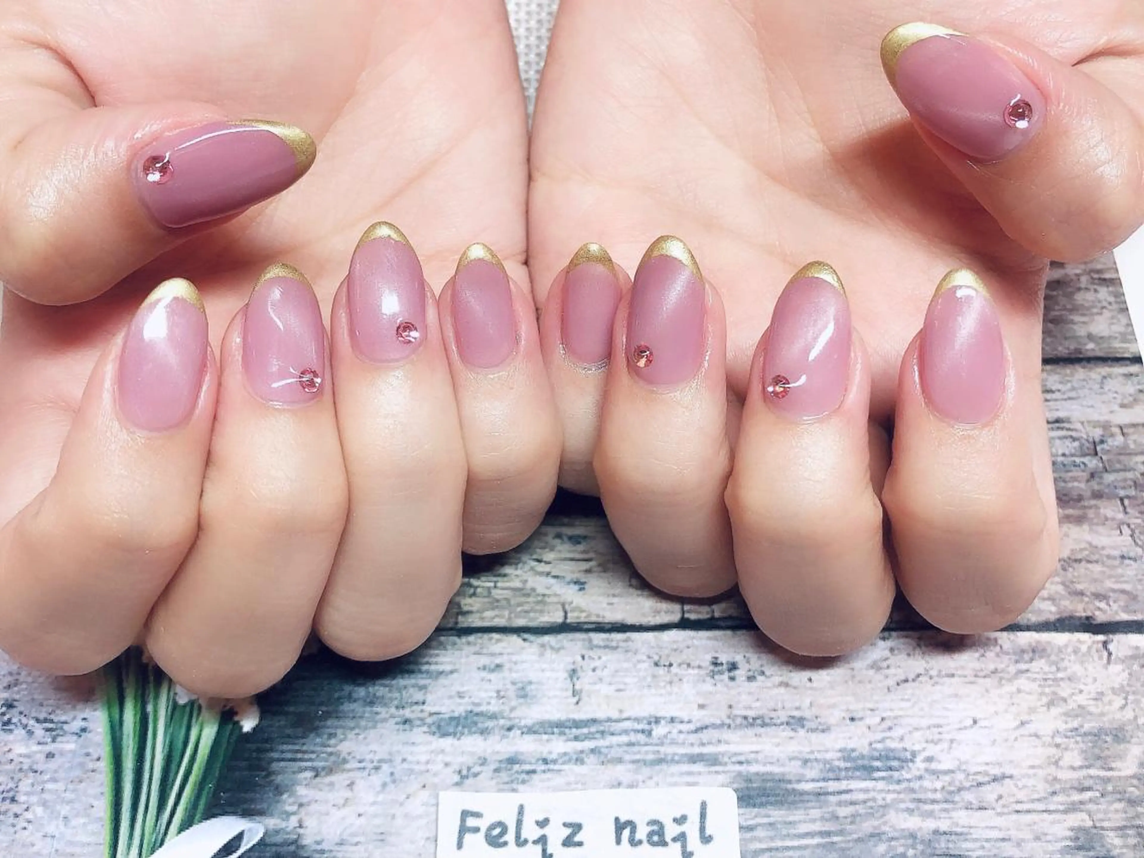 ネイル フレンチネイル ジェルネイル ゴージャス マグネットネイル マグネットワンカラー ハンドネイル ユキカ （ネイリスト）のネイルデザイン