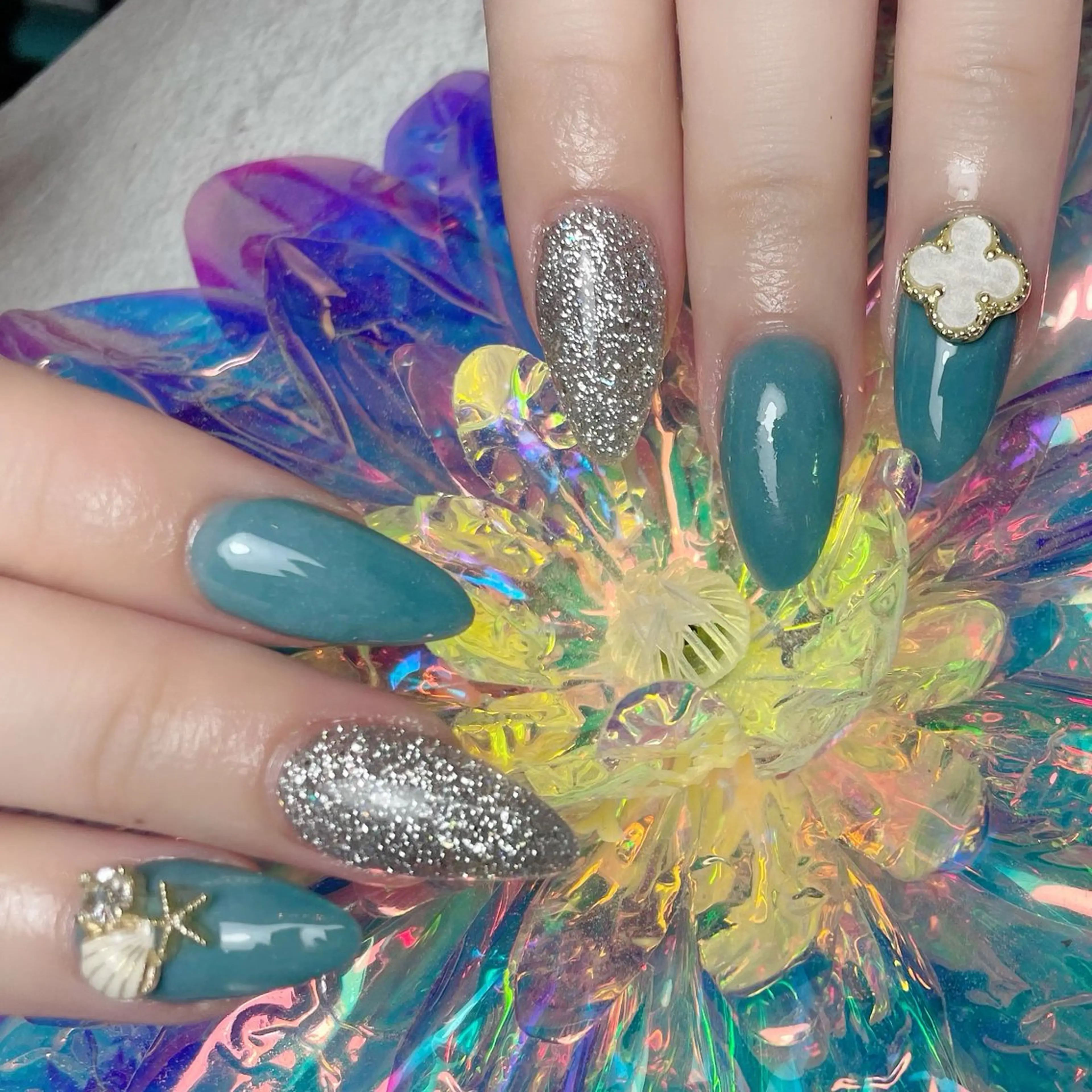 ネイル ハンドネイル Feel ‪‪☺︎‬Yuriaのネイルデザイン