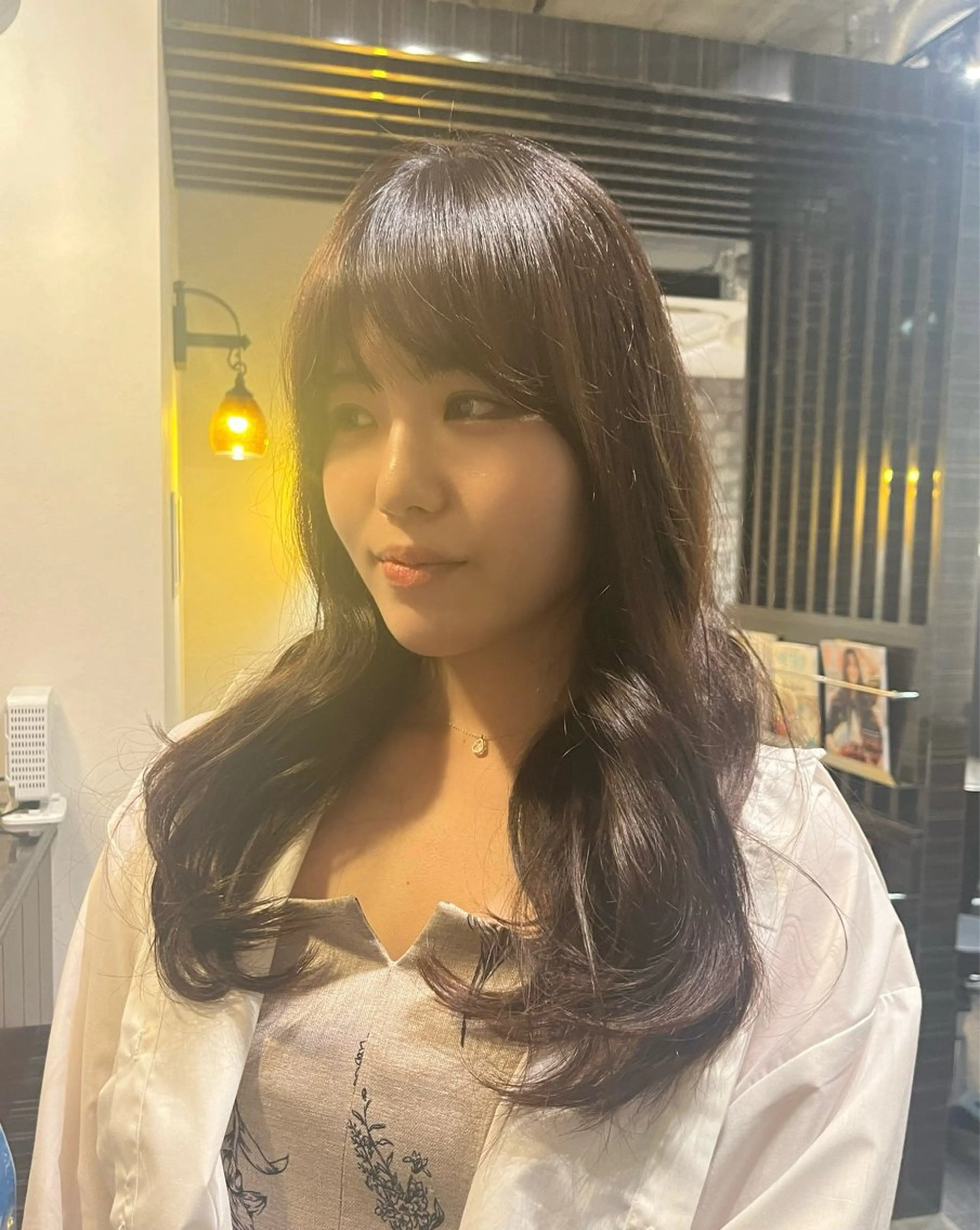 ロング 韓国風ヘア カット 自由が丘/駅近/艶髪 /骨格補正/土屋優希のヘアスタイル