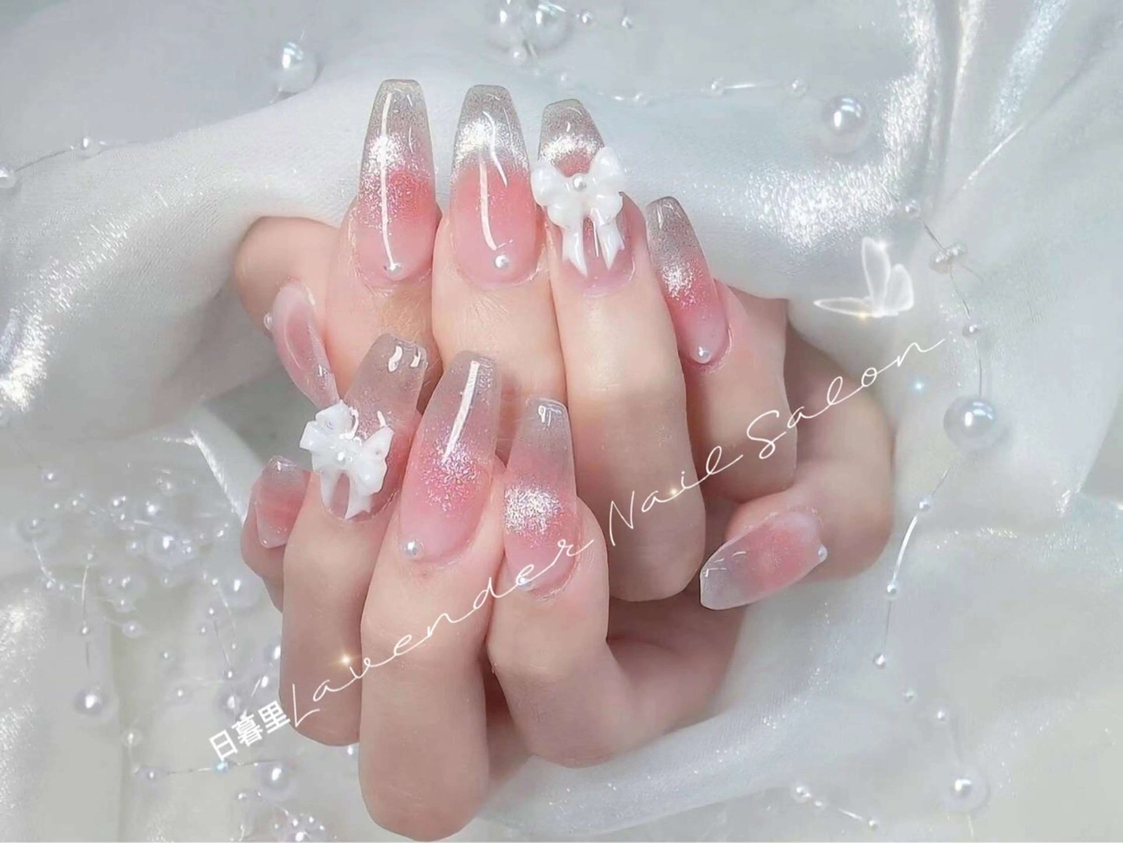 ネイル ハンドネイル ラベンダー💖日暮里 ルル💖ネイルのネイルデザイン