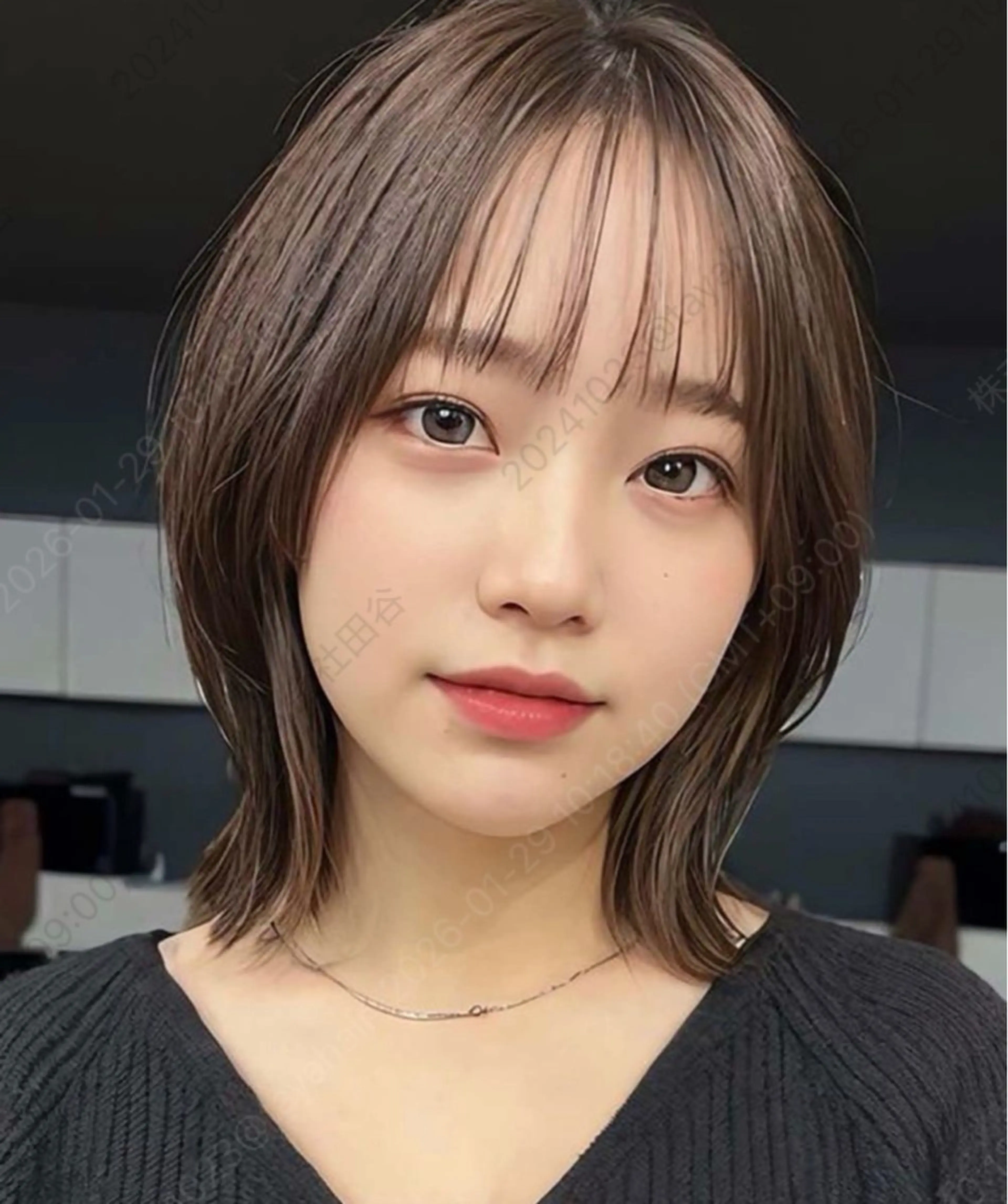 ✂️ミディアム くびれスタイル(画像参照)➕オージュアトリートメント付き🧴‎🤍(木金土日限定)の写真