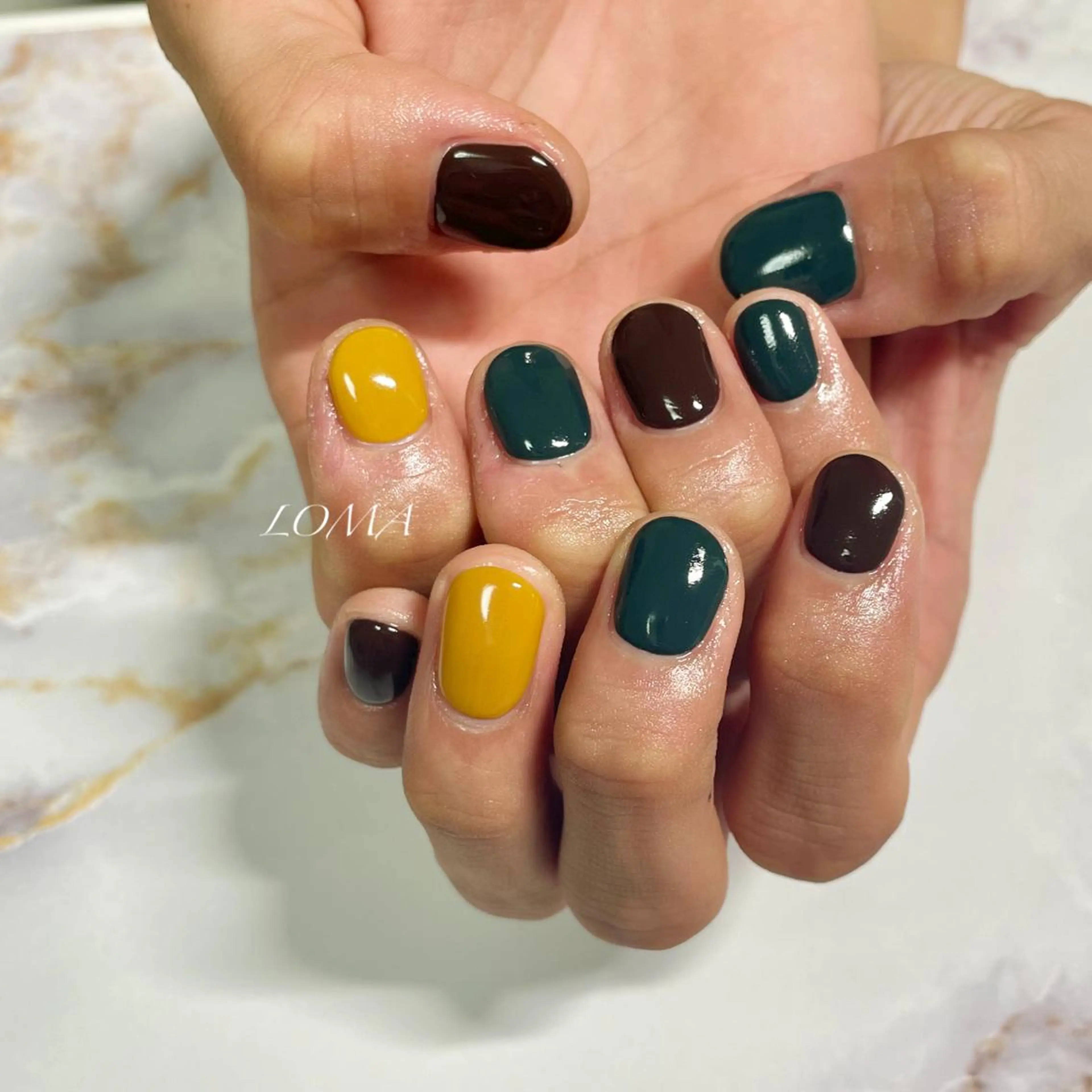メンズ ネイル ハンドネイル ハンドケア m-nail 🌙minamiのネイルデザイン
