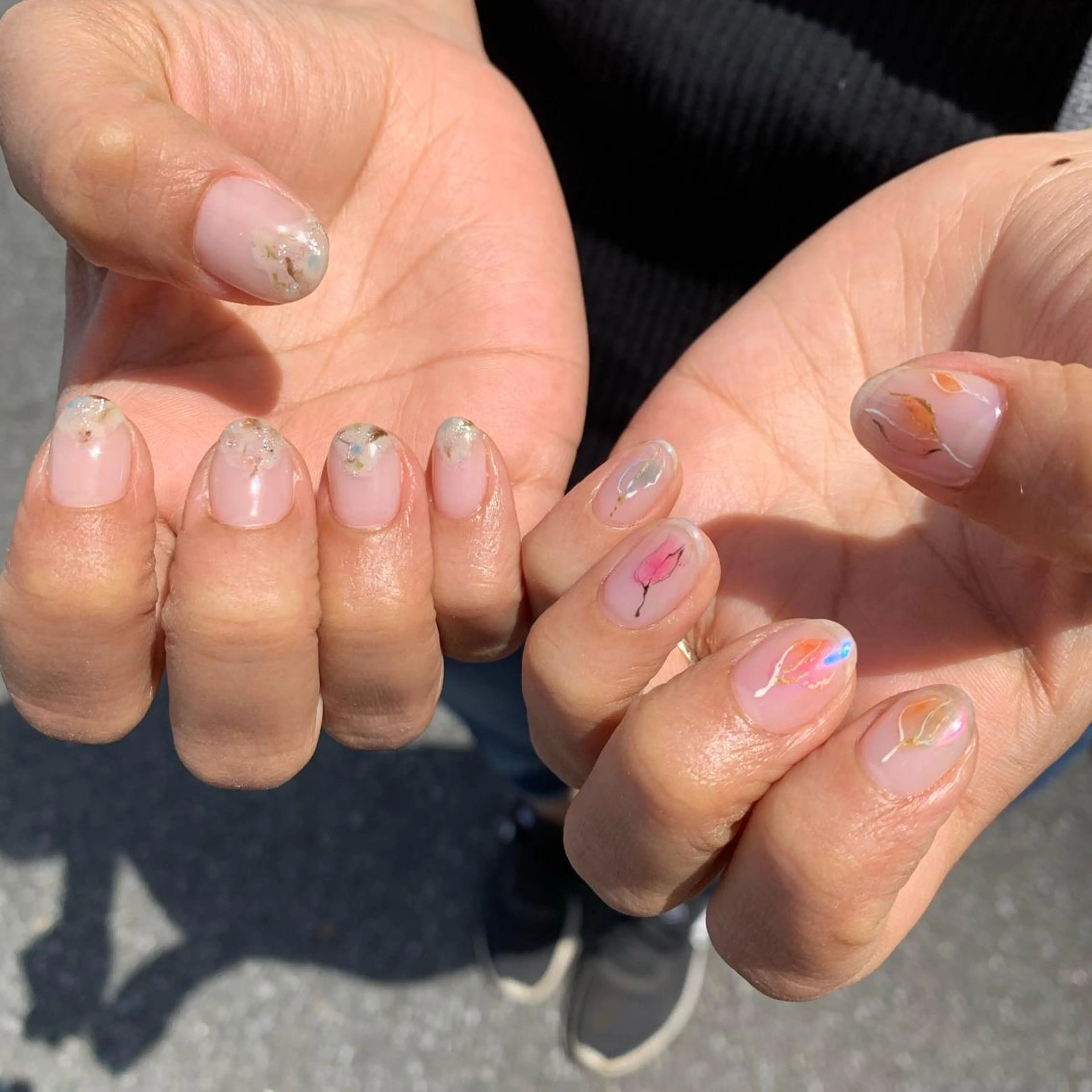 ネイル ハンドネイル 佐藤 穂乃香のネイルデザイン