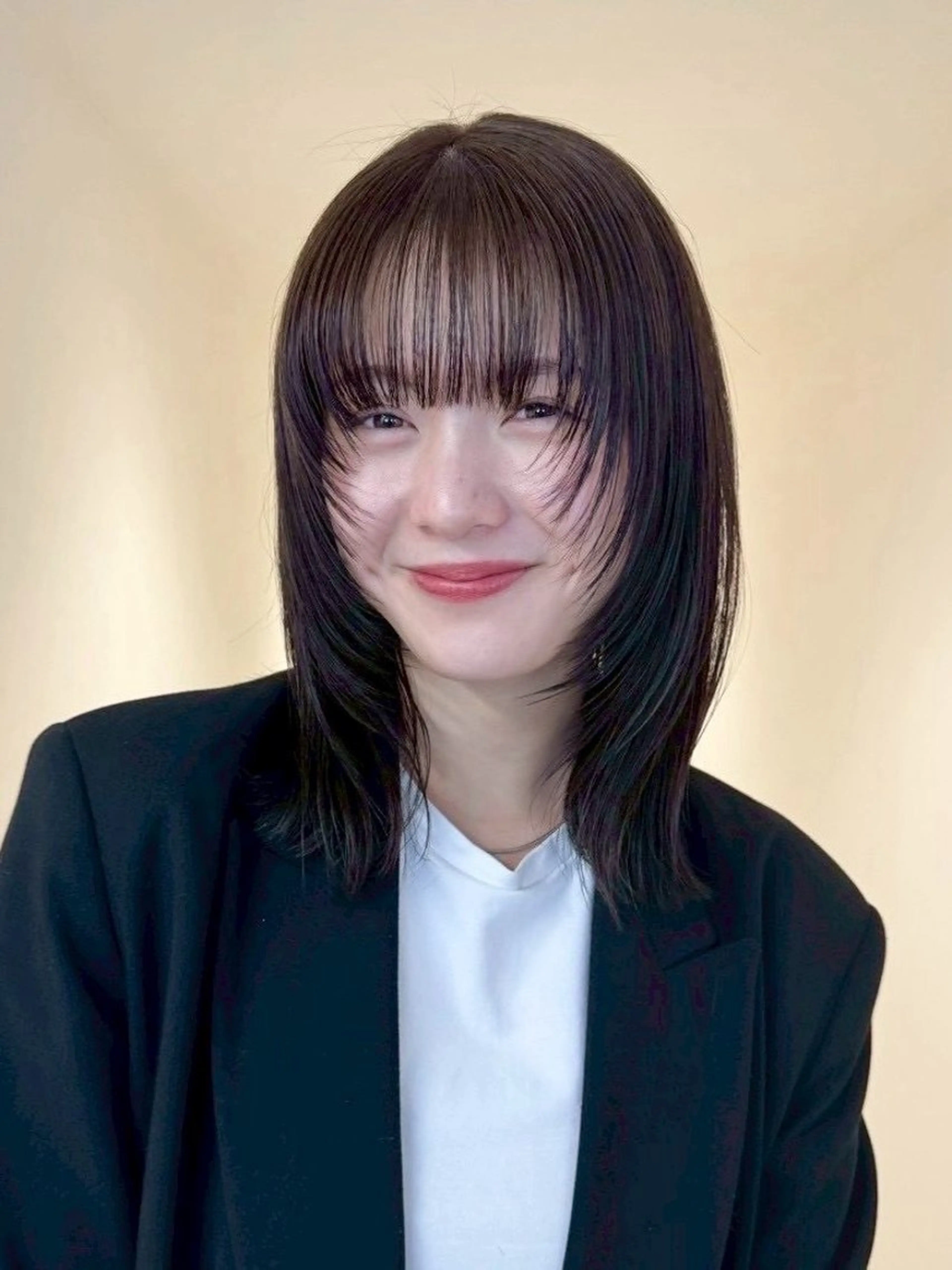 セミロング カット トリートメント 🎀ブリーチ🎀栄 レイヤー/yukiのヘアスタイル