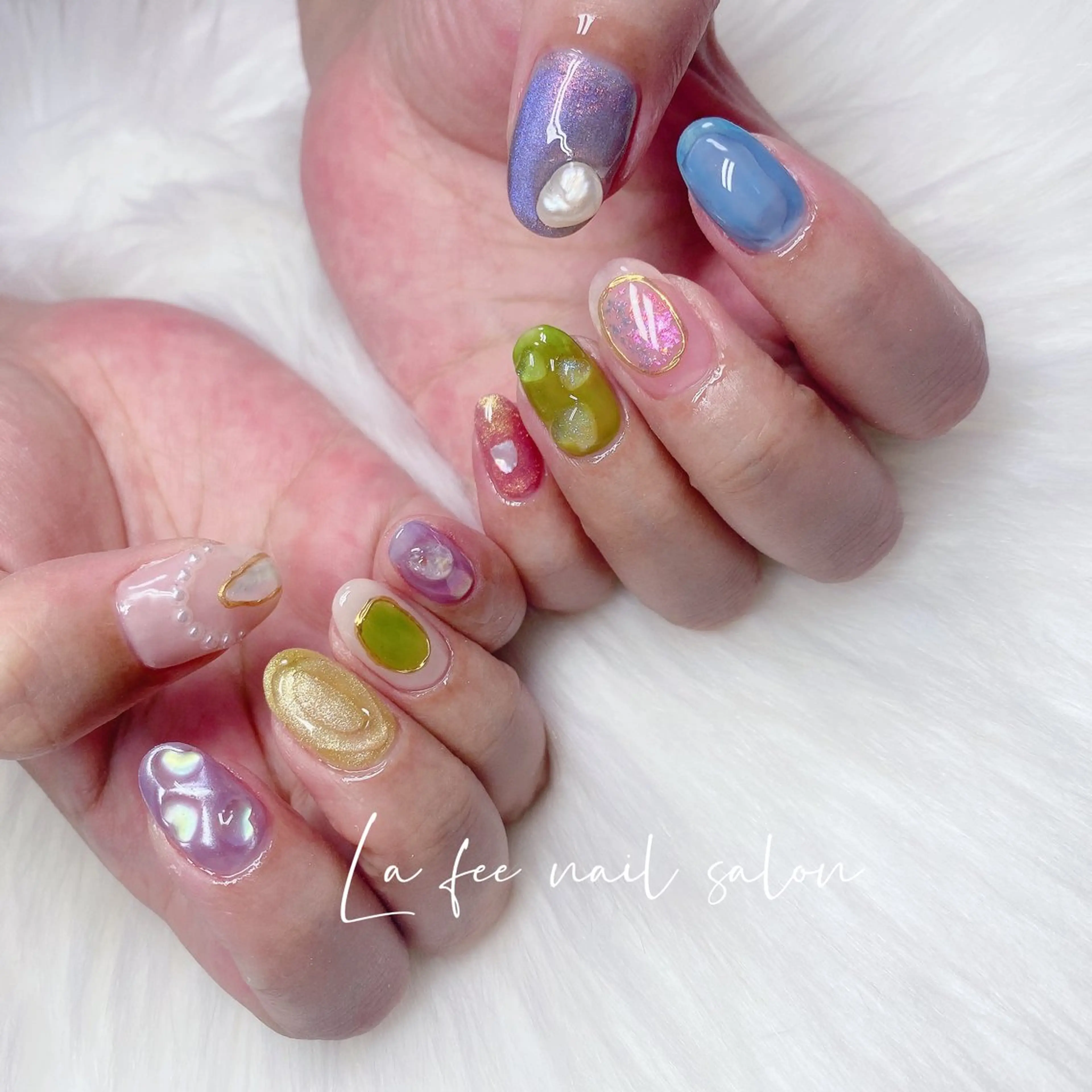 ネイル ハンドネイル ハンドケア La feeのネイルデザイン