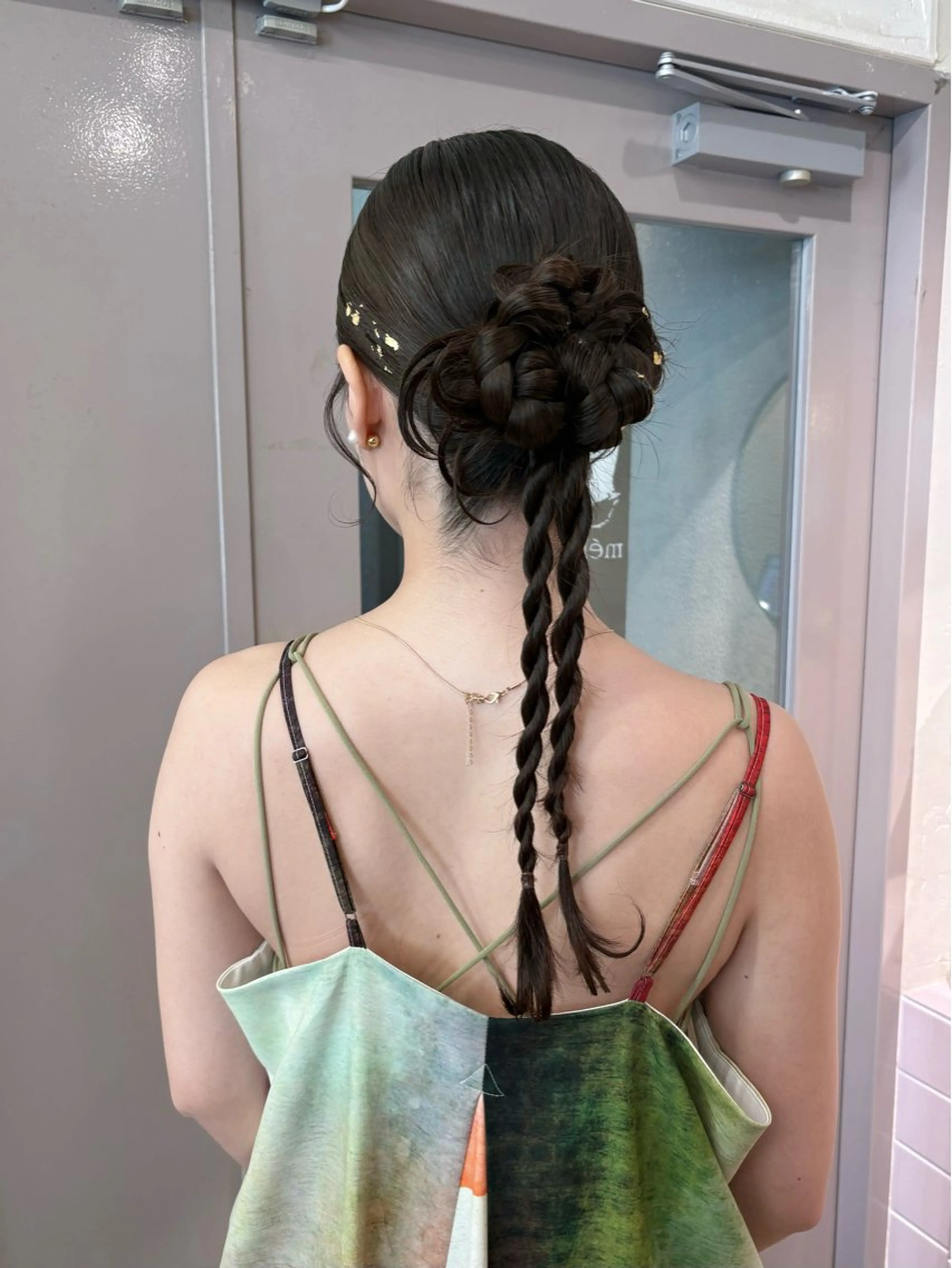 セミロング ヘアアレンジ ヘアセット karin🌛ボブ/ 透明感たっぷりカラーのヘアスタイル