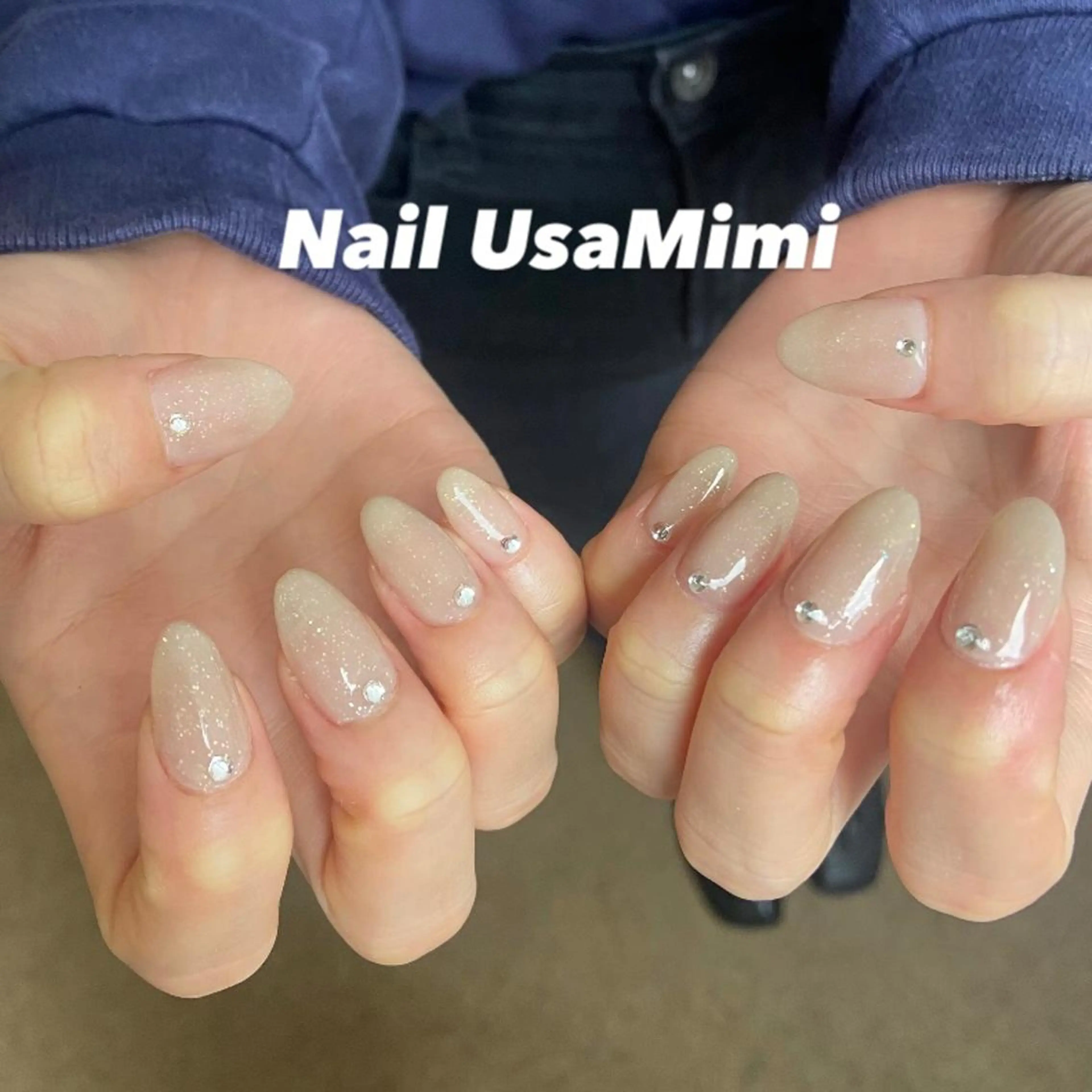 ネイル フットネイル ジェルネイル マグネットネイル 持ち込み ニュアンスネイル 本町ネイルNail UsaMimiのネイルデザイン