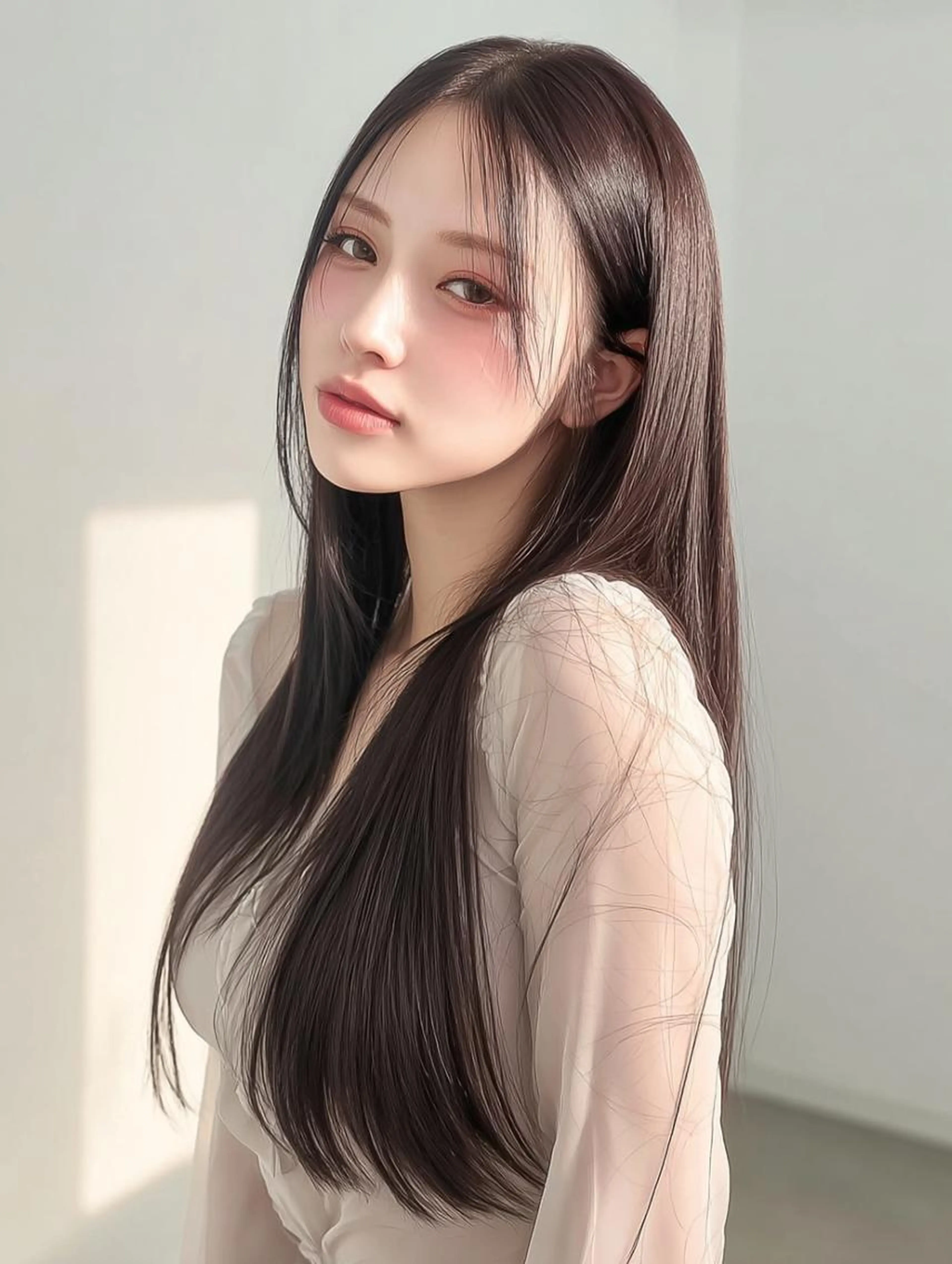 🕊️サラサラ酸性ストレート🌿➕レディースカット🏃♀️の写真