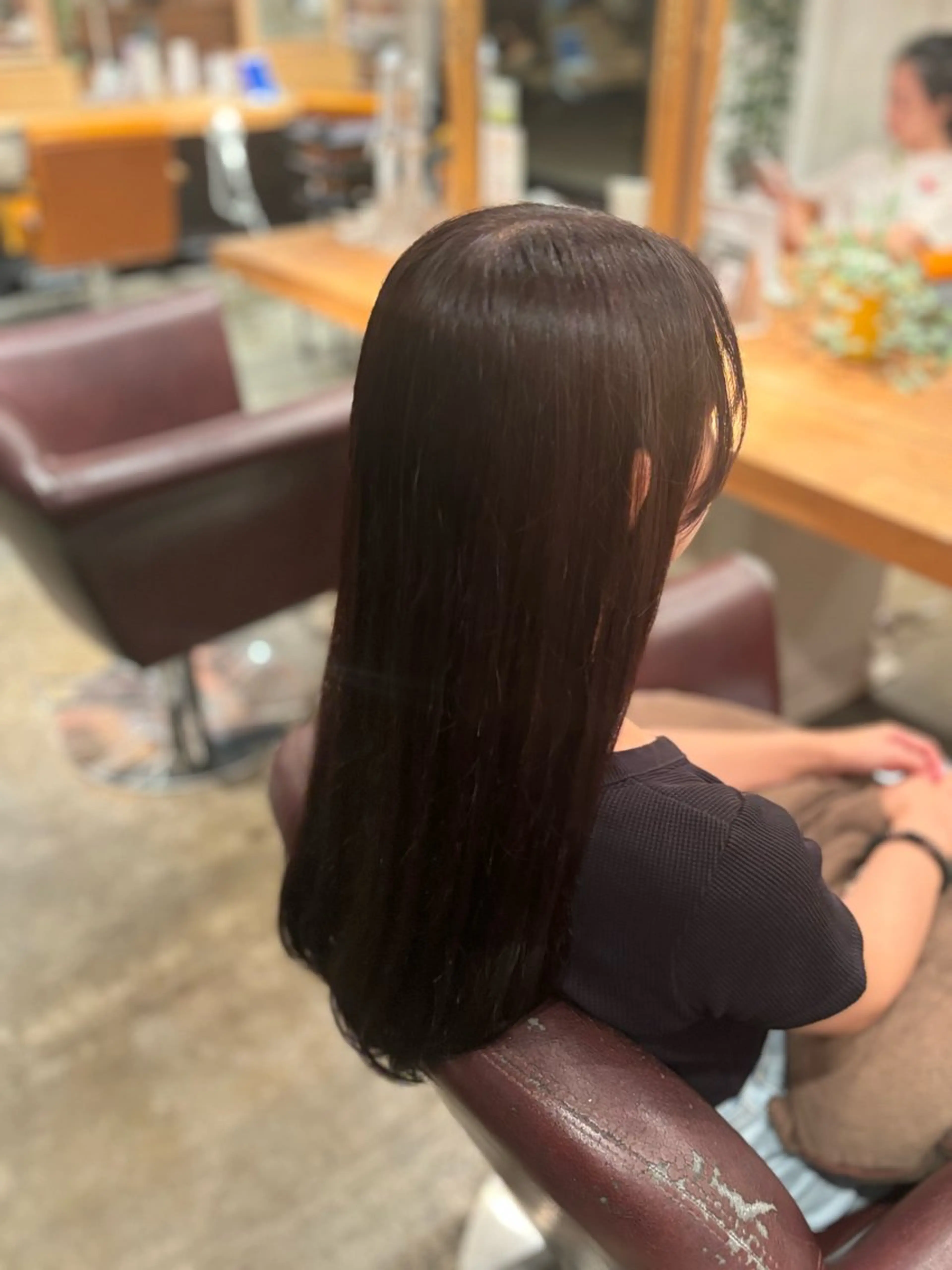 ロング 髪質改善 トリートメント 髪質改善カラー ブラウン🤎YUMEのヘアスタイル