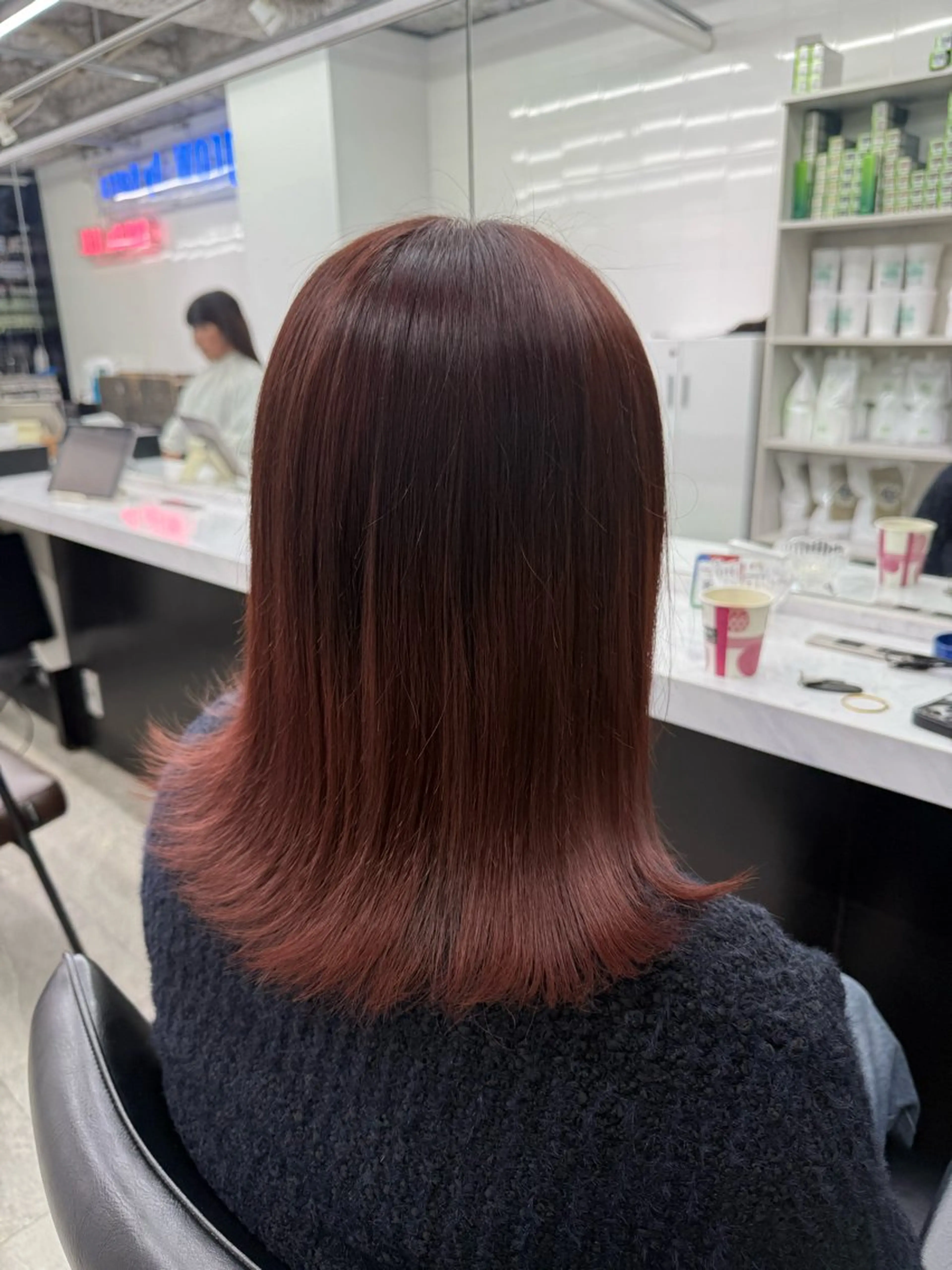 カラー ヘアカラー miwa 🖤のヘアスタイル