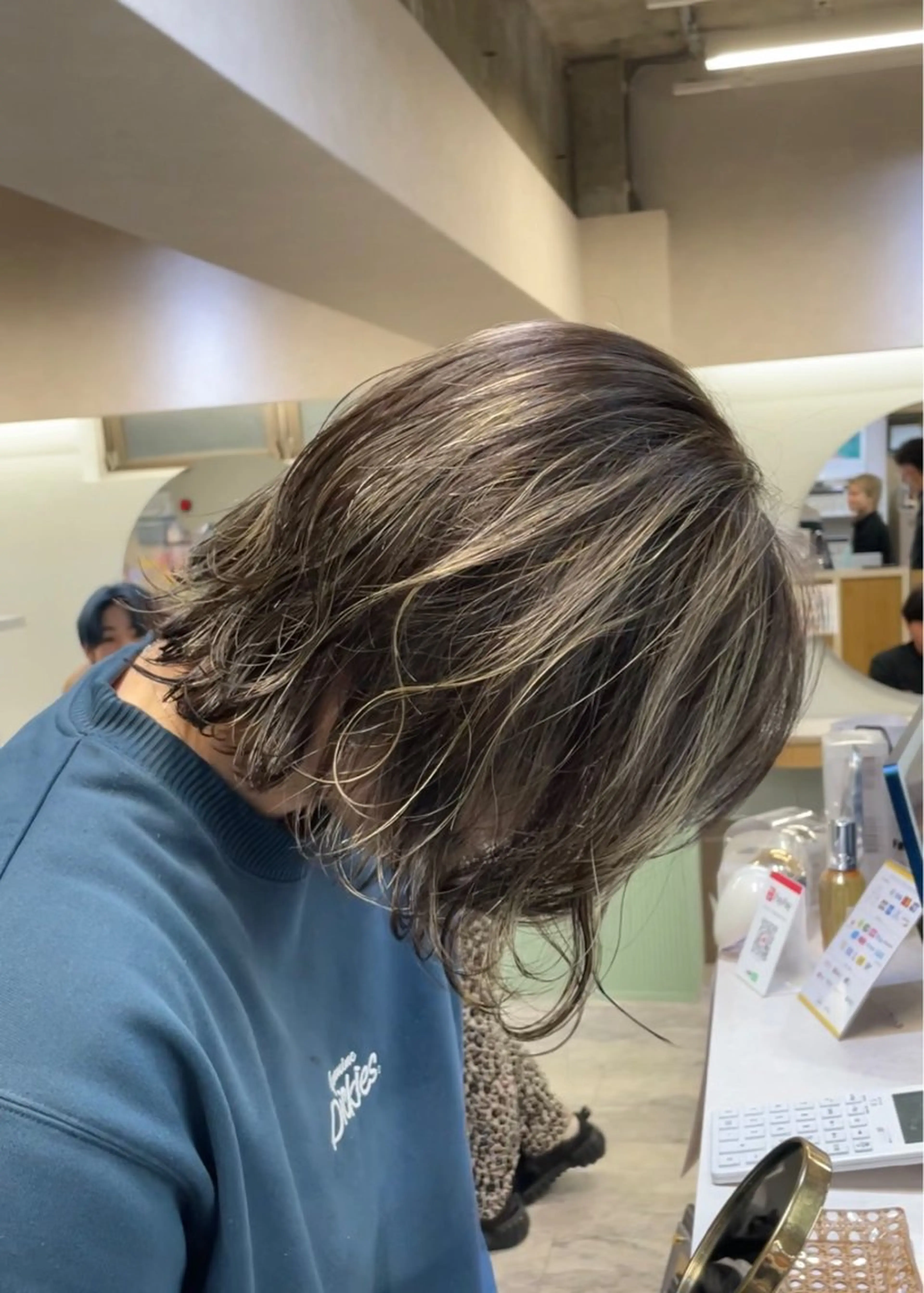 ミディアム ヘアカラー トリートメント 🦖JIN HAIR DESIGN🦖のヘアスタイル