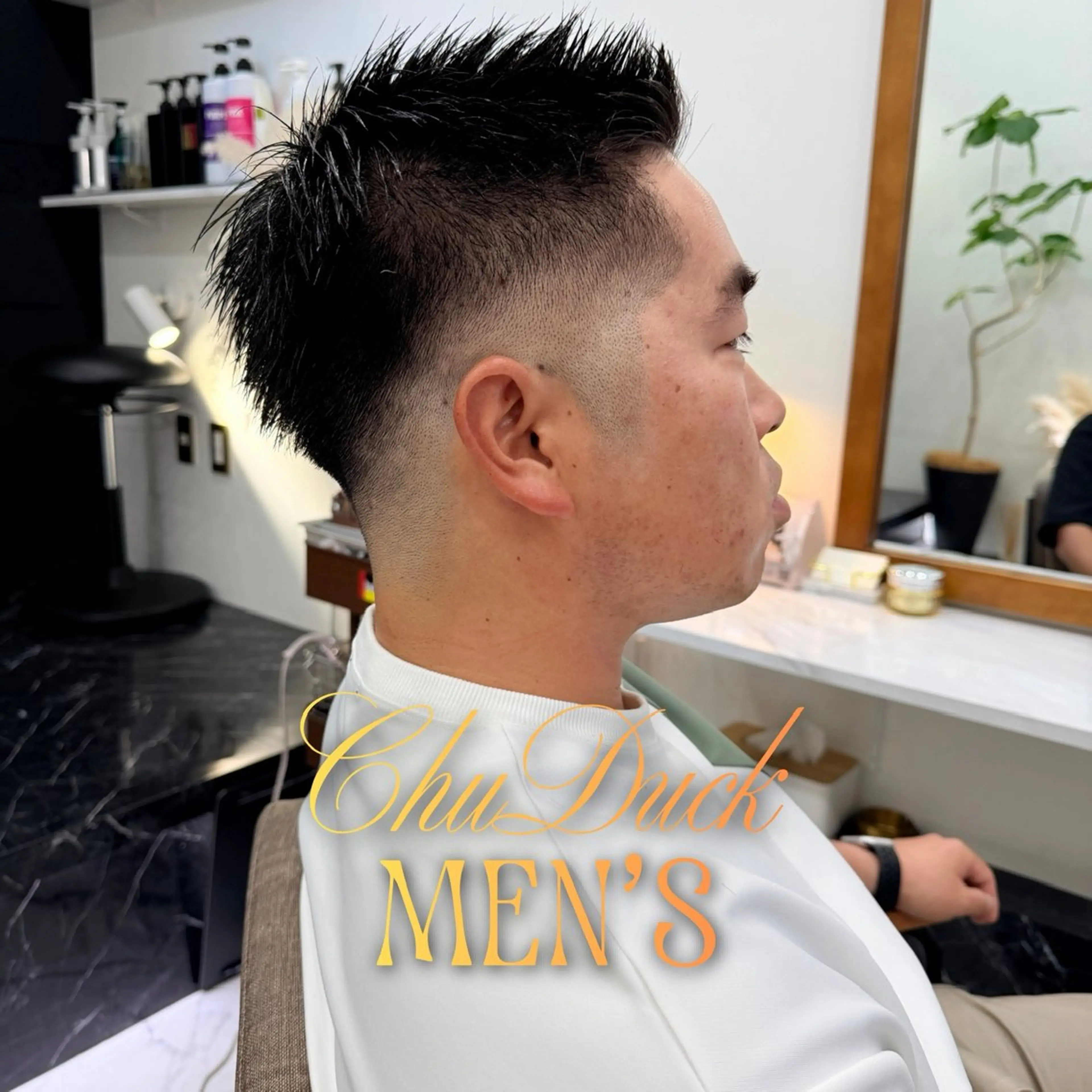 ショート メンズ フェードカット スキンフェード カット フェードカット×ハイ トーン/SHOTAのヘアスタイル
