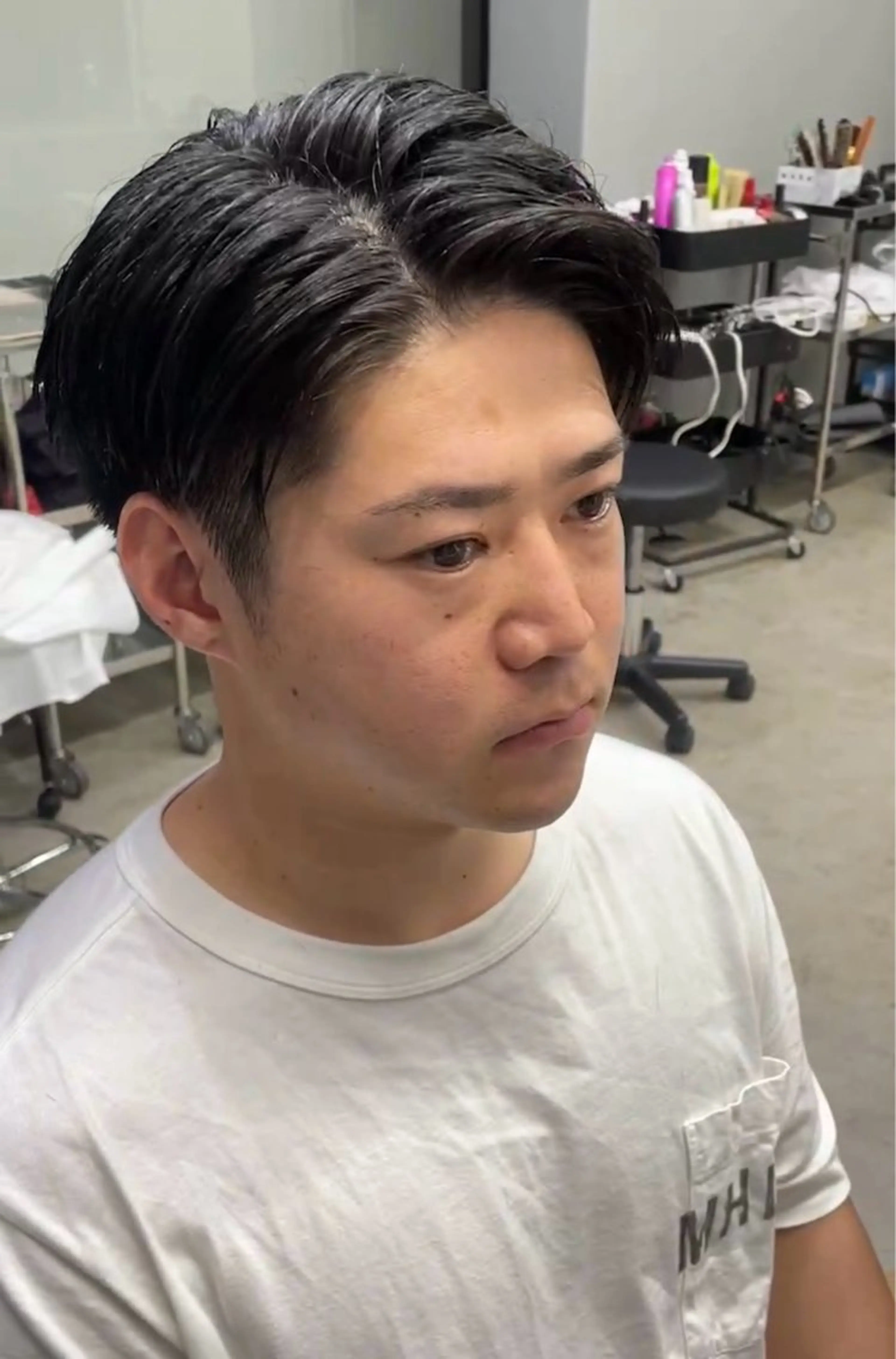 ショート カラー メンズ メンズ専門サロン wokeのヘアスタイル