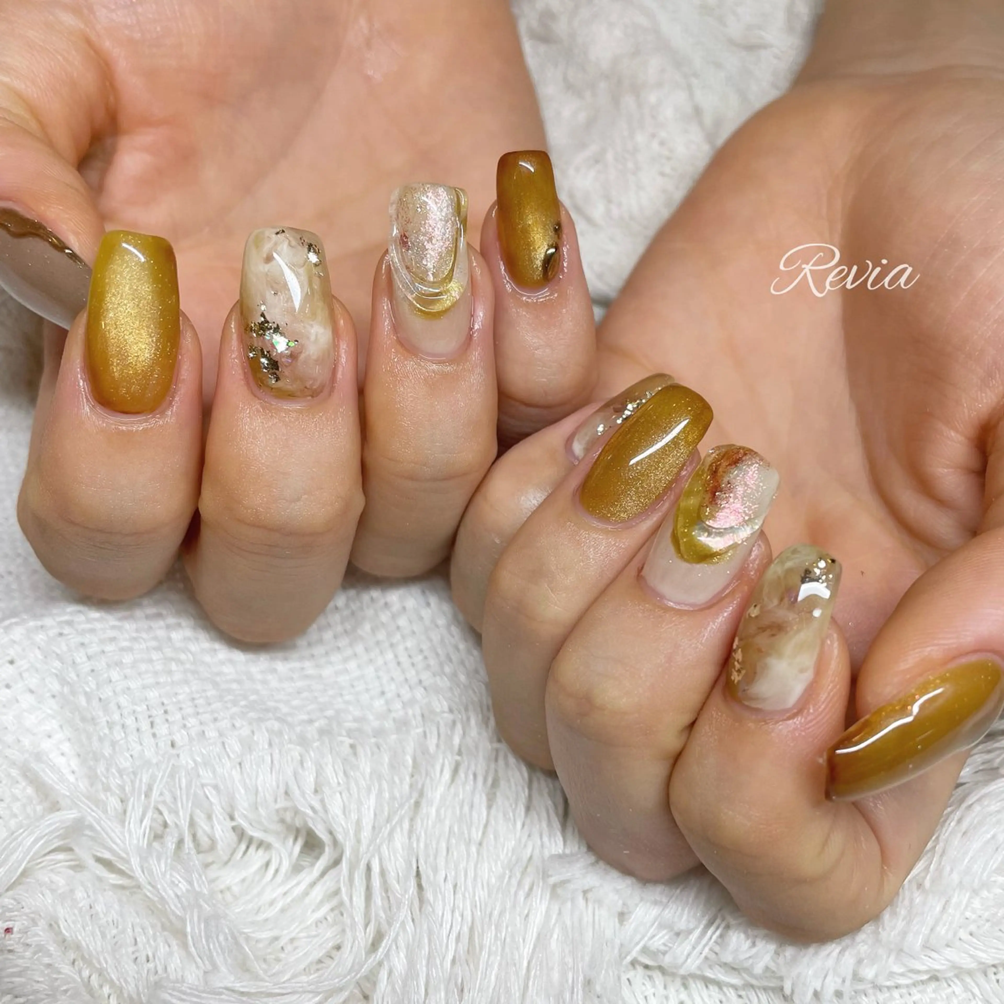 ネイル ハンドネイル revia所属・ERI Nailistのネイルデザイン