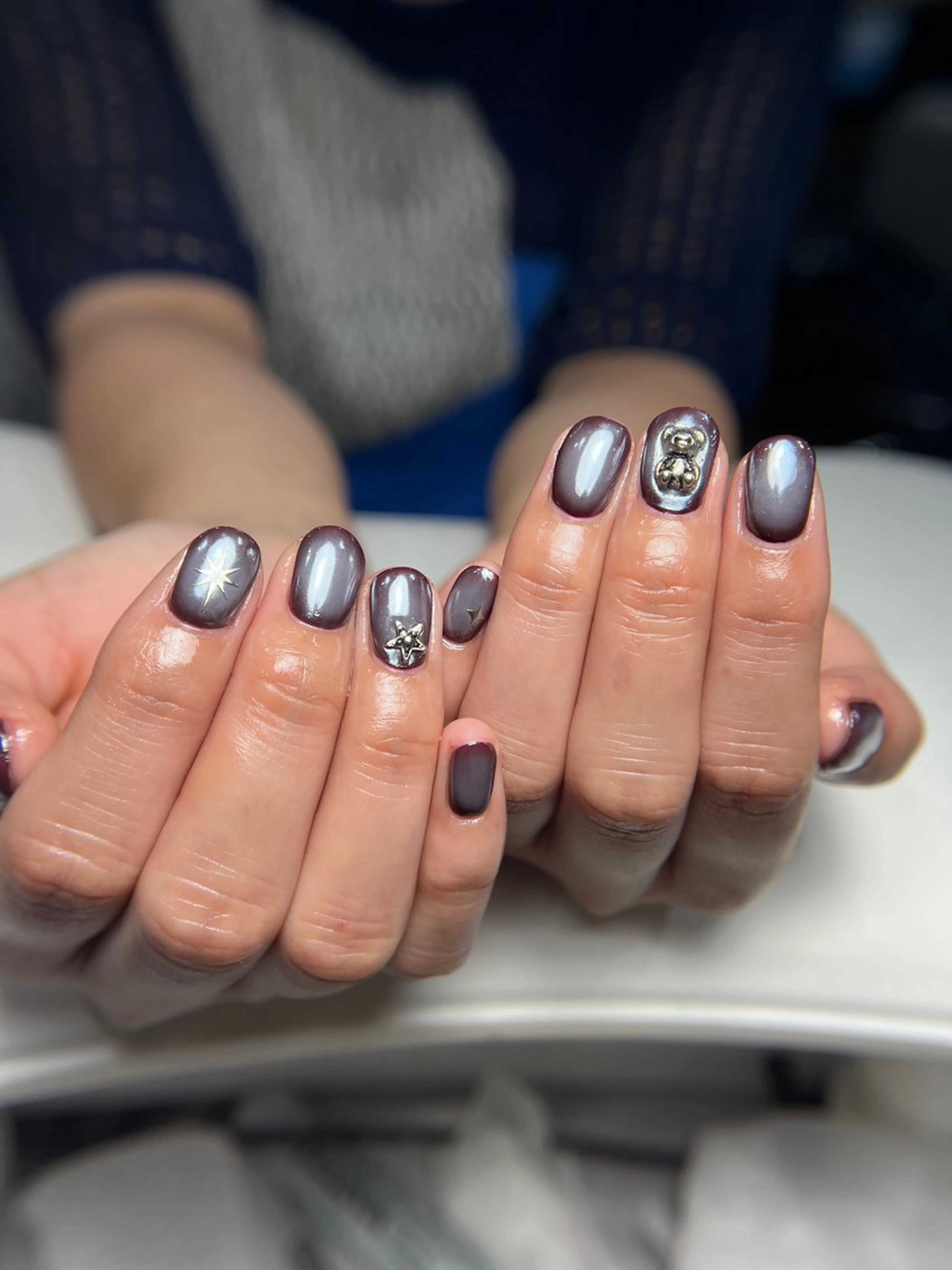 ネイル アートネイル ジェルネイル ガーリー ハート キラキラネイル Kawaii _Nailのネイルデザイン