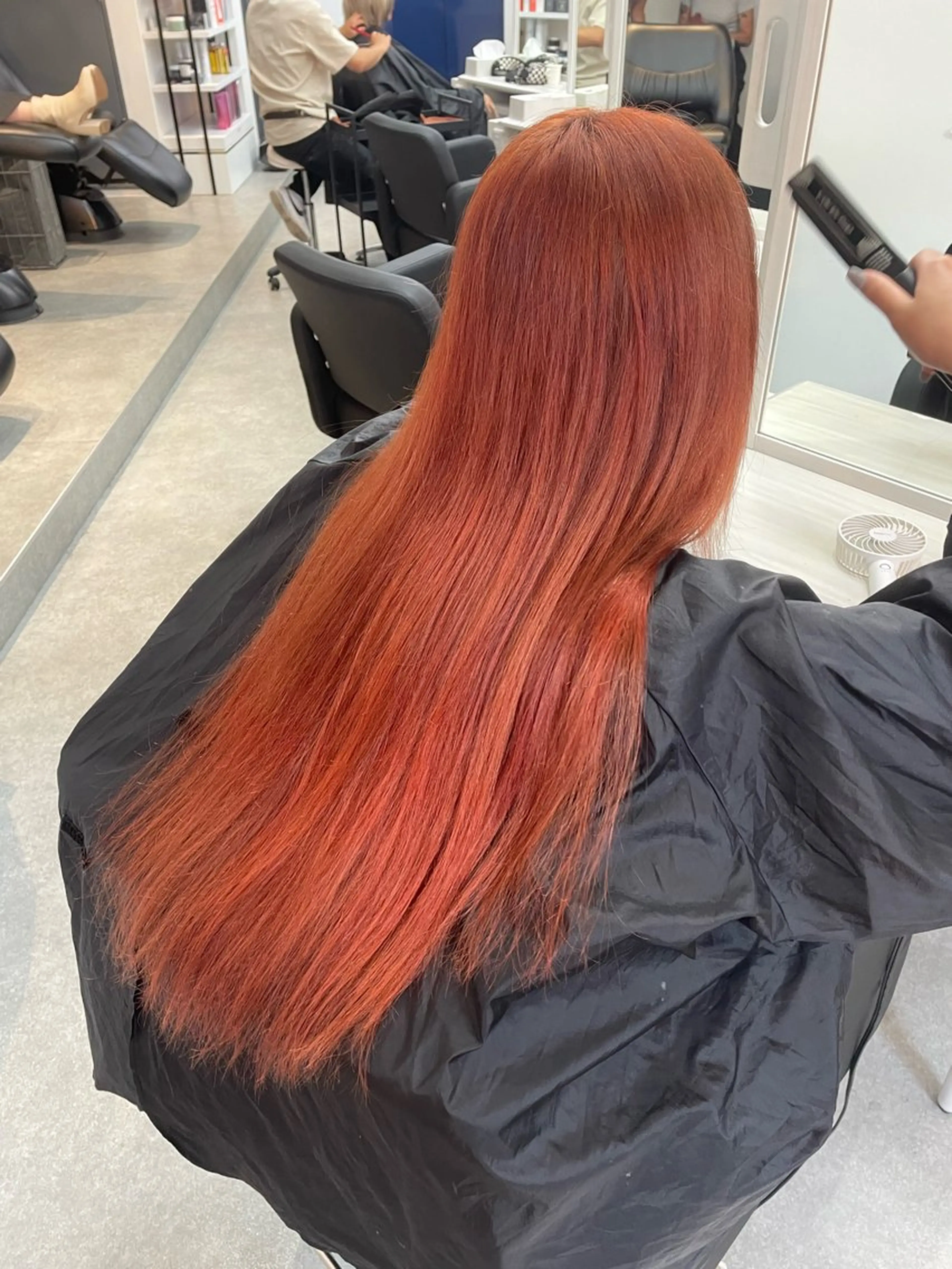 ロング エクステ 𝙃𝘼𝙍𝙐🎀 韓国×エクステのヘアスタイル