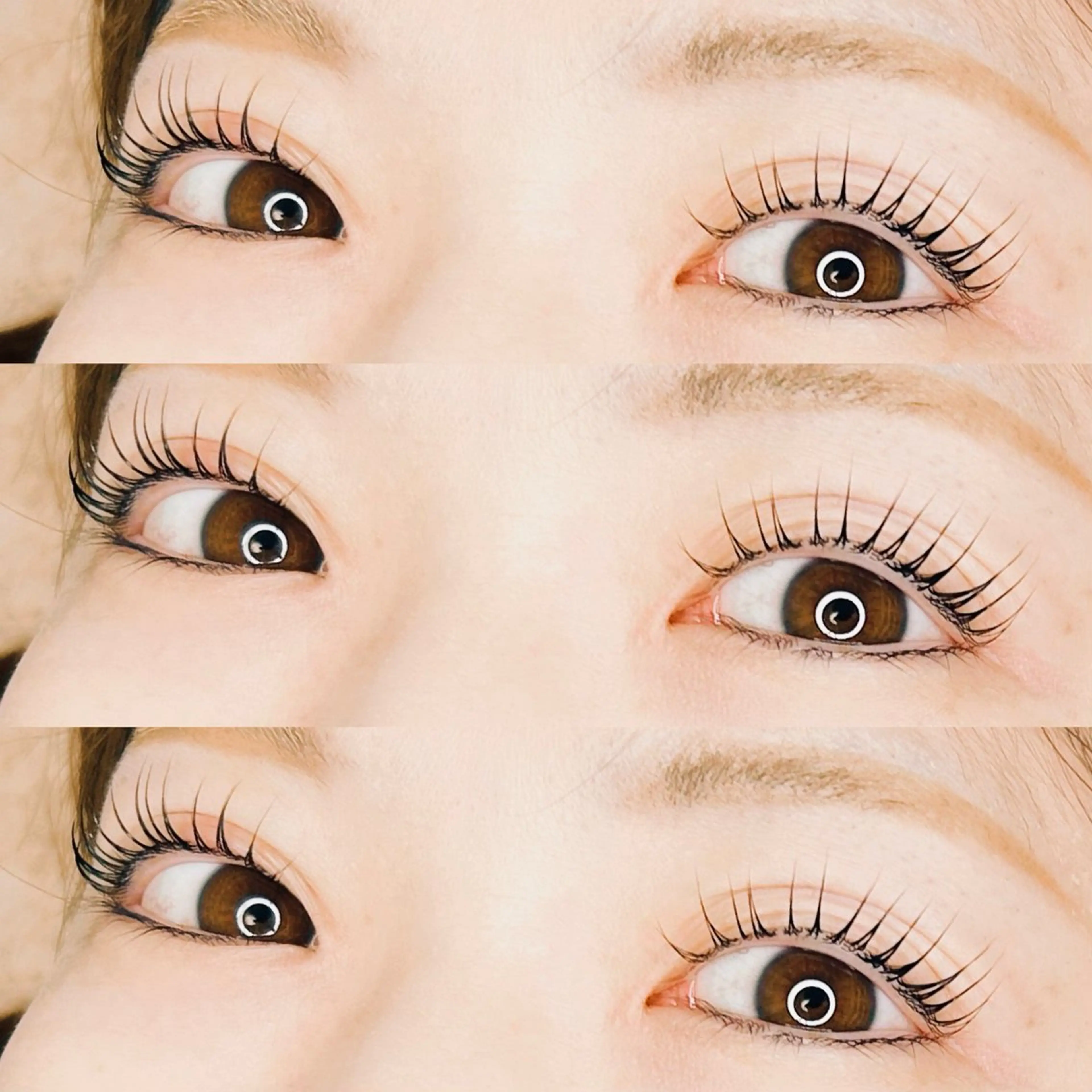 ⭐️感動の仕上がり⭐️2種類のトリートメントを使用。高持続性【上】まつ毛パーマの写真