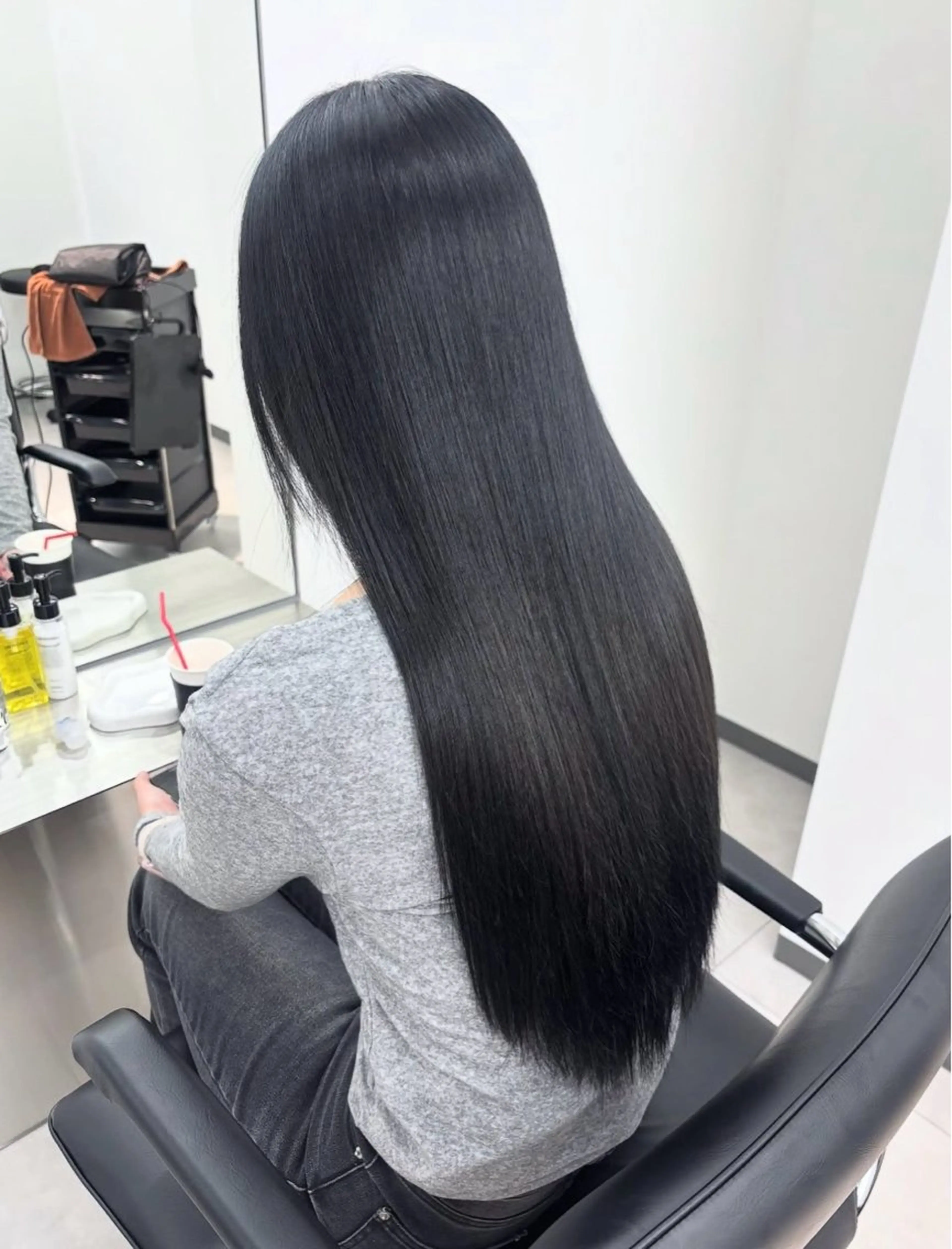 ロング ヘアカラー トリートメント 𝗺𝗶𝗸𝘂♡ 似合わせ🎀のヘアスタイル