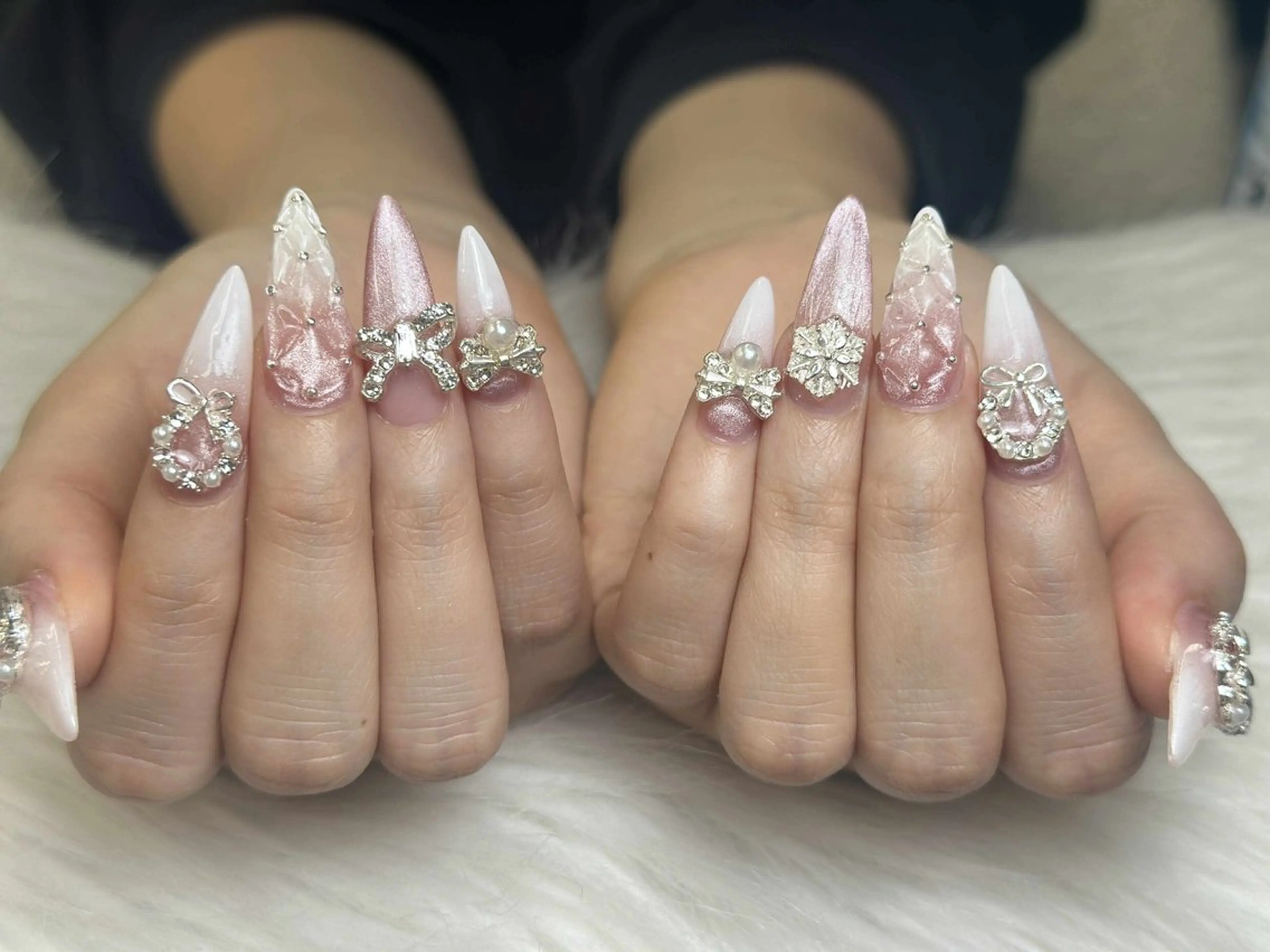 ネイル アートネイル 成人式 ジェルネイル ニュアンスネイル 夏ネイル ハンドネイル Jenn Nail Salonのネイルデザイン