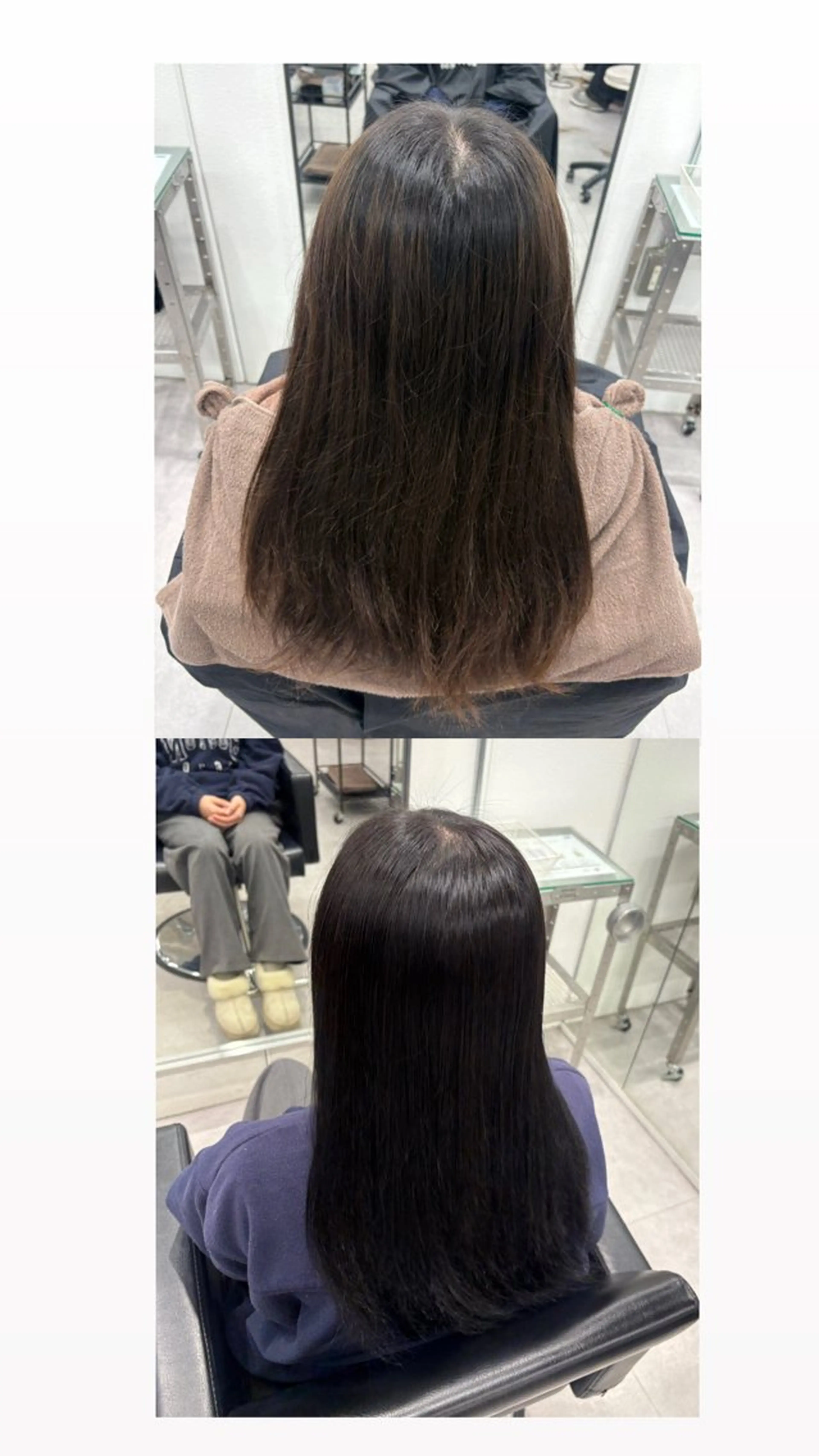 カラー 黒髪 ヘアカラー Mi yuのヘアスタイル