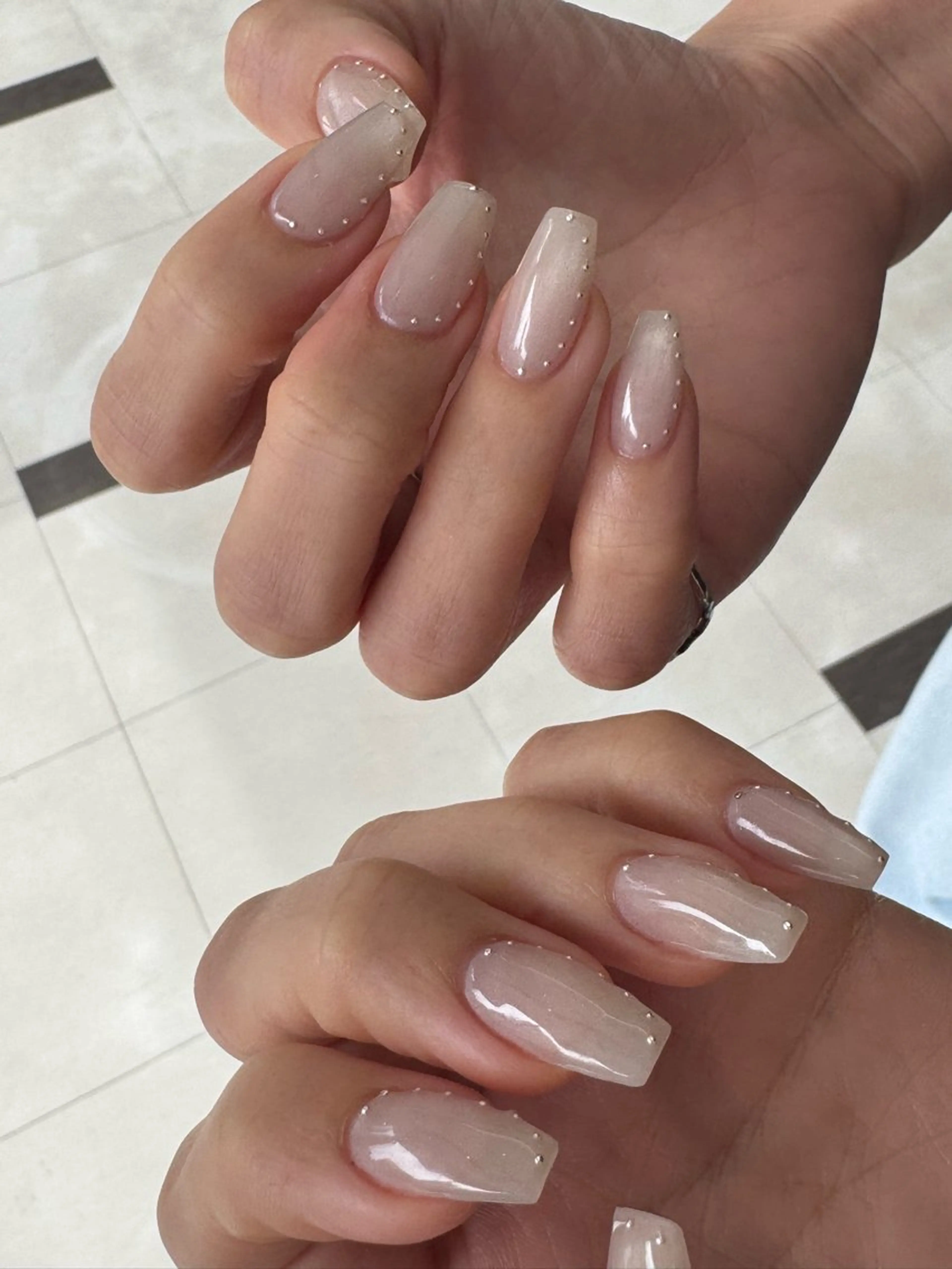 ネイル シンプルネイル ハンドネイル emunail 東梅田/西天満のネイルデザイン