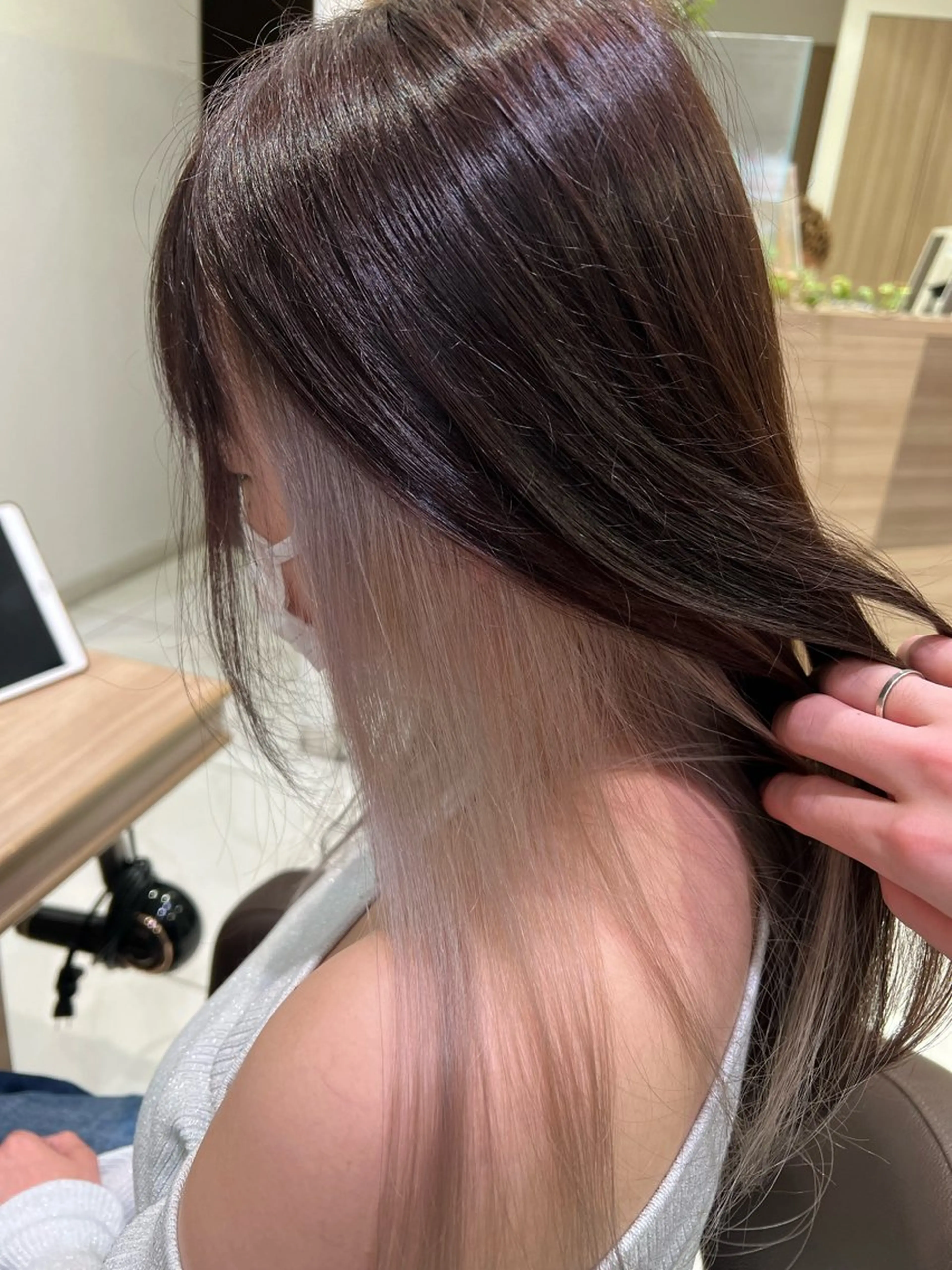 ロング カラー ブリーチ/デザイン 💎ryuyaのヘアスタイル